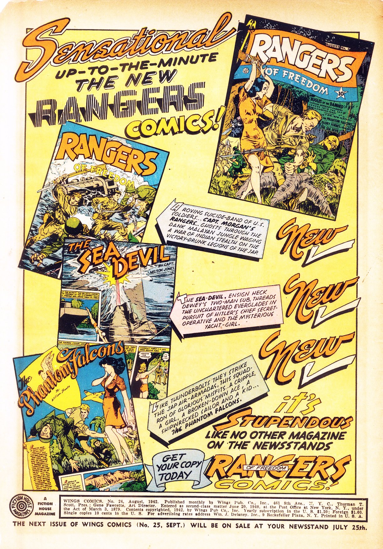 Read online Wings Comics comic -  Issue #24 - 2