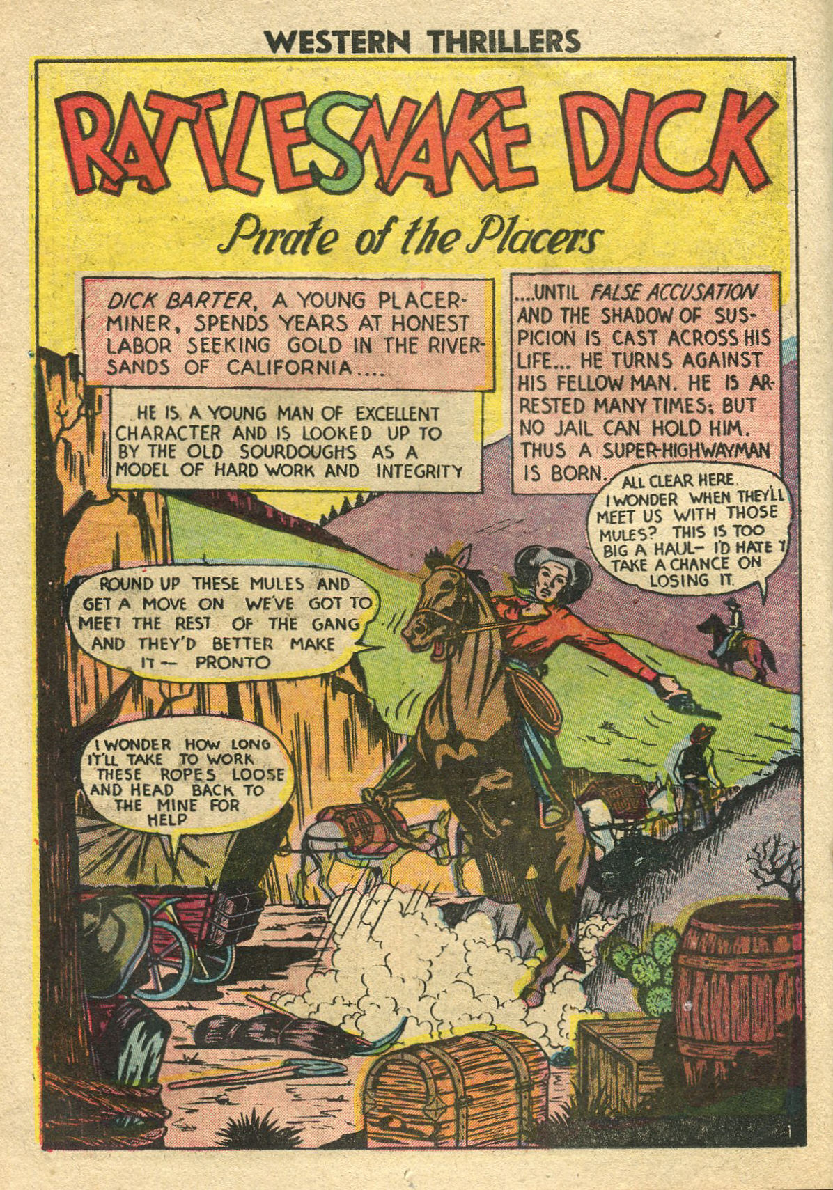 Read online Western Thrillers (1948) comic -  Issue #3 - 12