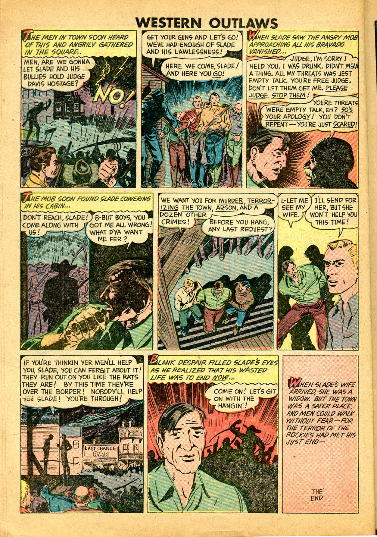 Read online Western Outlaws (1948) comic -  Issue #21 - 10