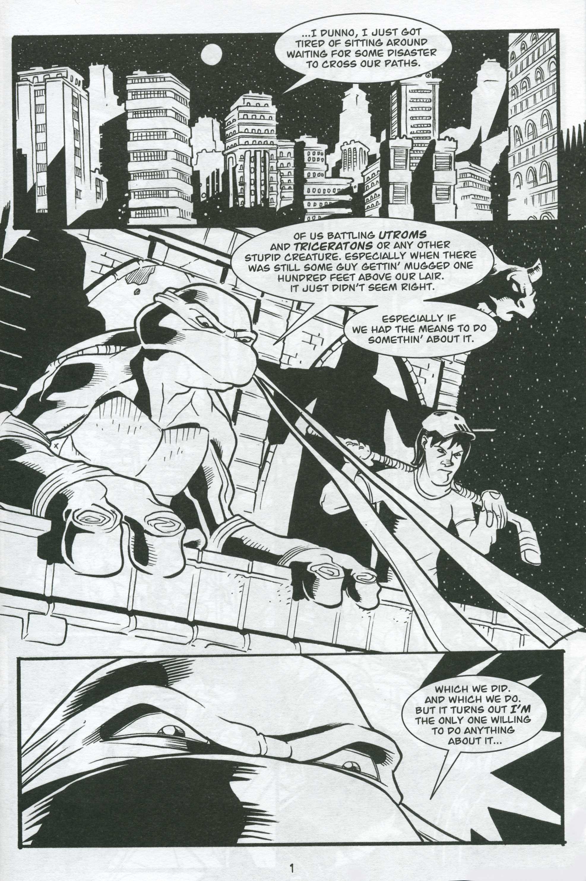 Read online TMNT Movie Prequel comic -  Issue #1 - 3
