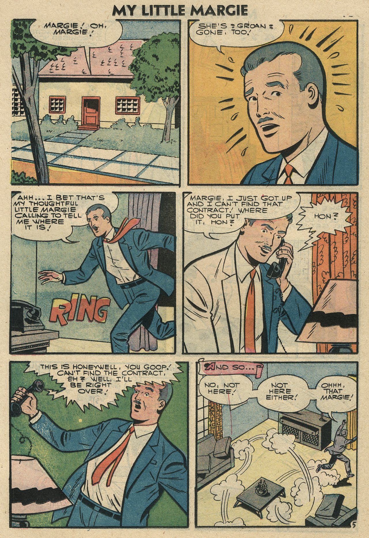 Read online My Little Margie (1954) comic -  Issue #14 - 18