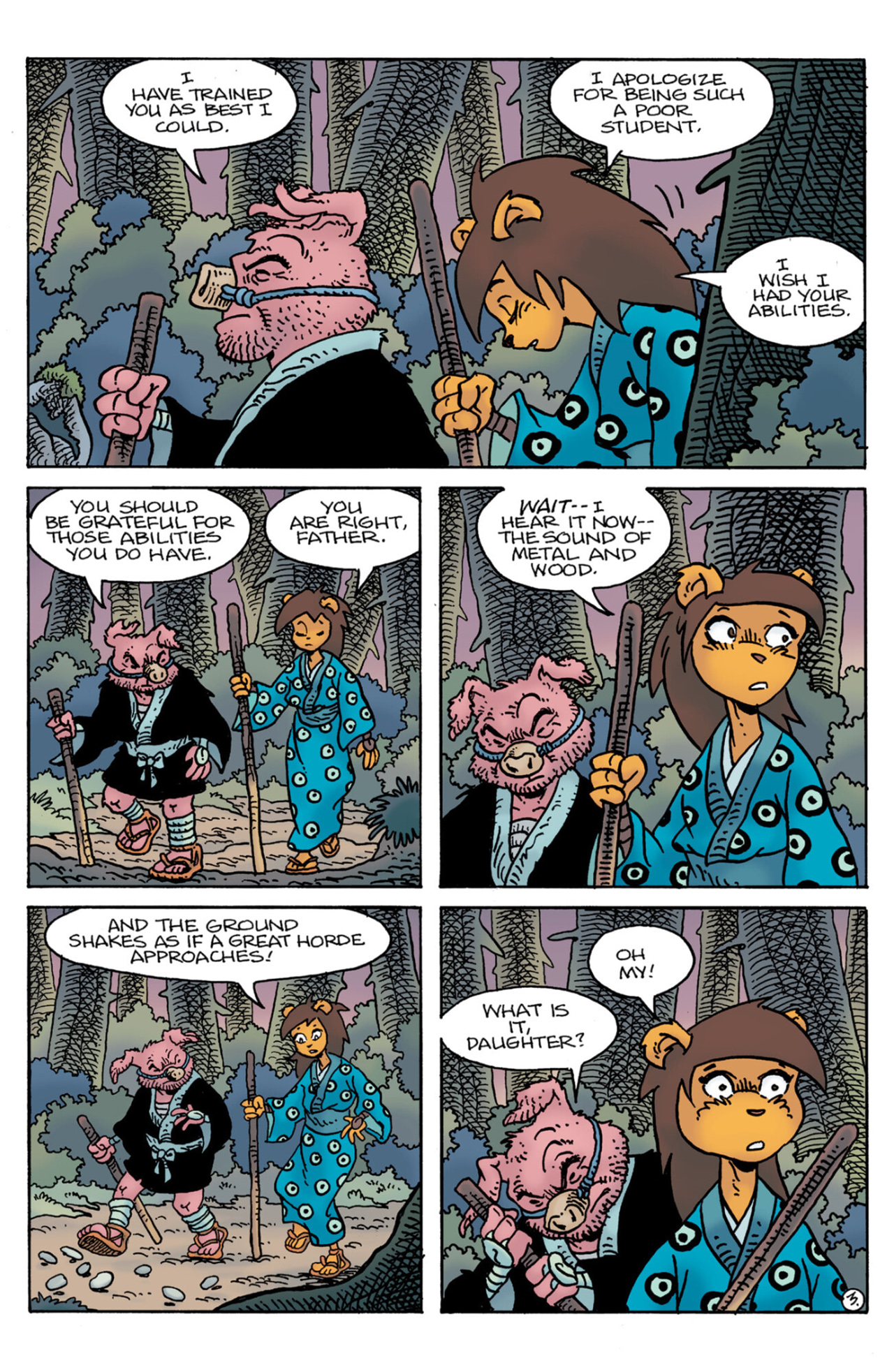 Read online Teenage Mutant Ninja Turtles/Usagi Yojimbo: WhereWhen comic -  Issue #4 - 5