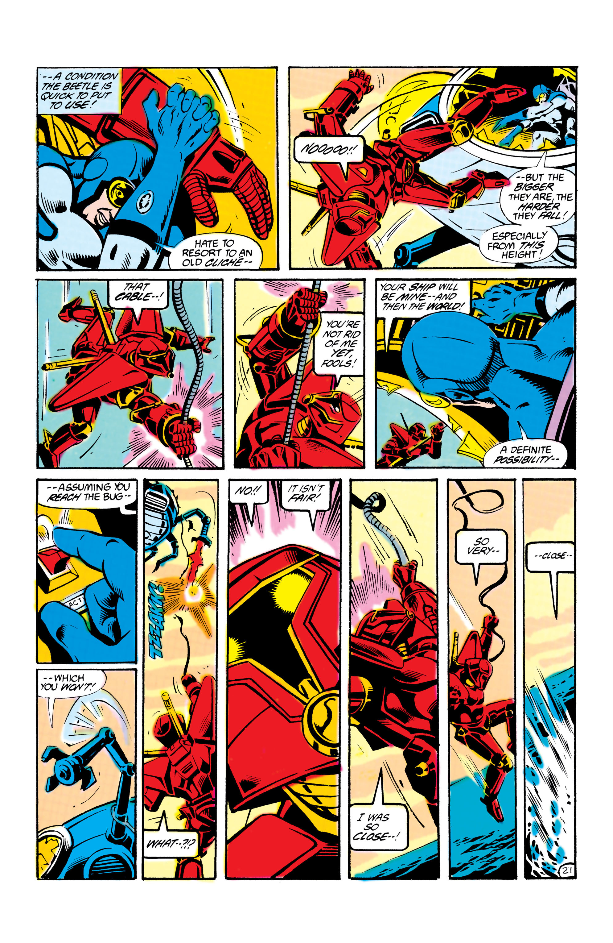 Read online Blue Beetle (1986) comic -  Issue #15 - 22