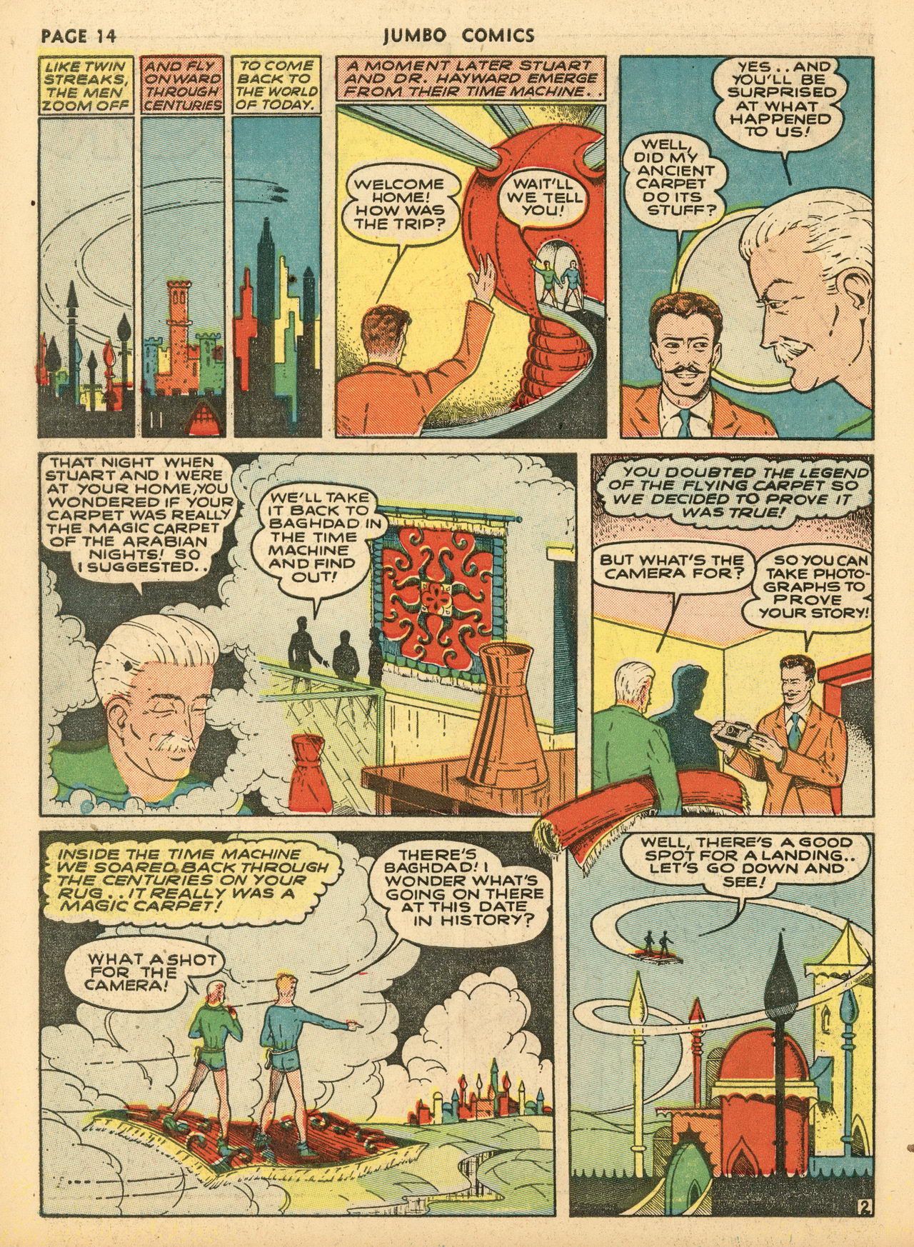 Read online Jumbo Comics comic -  Issue #29 - 16