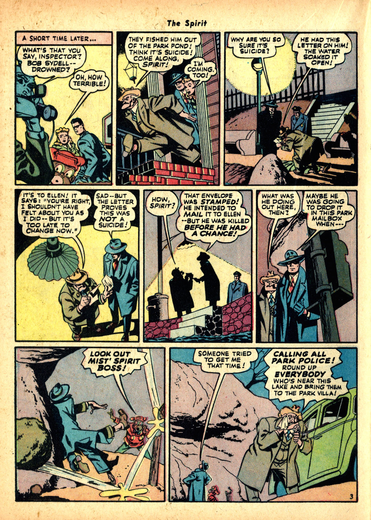 Read online The Spirit (1944) comic -  Issue #6 - 28