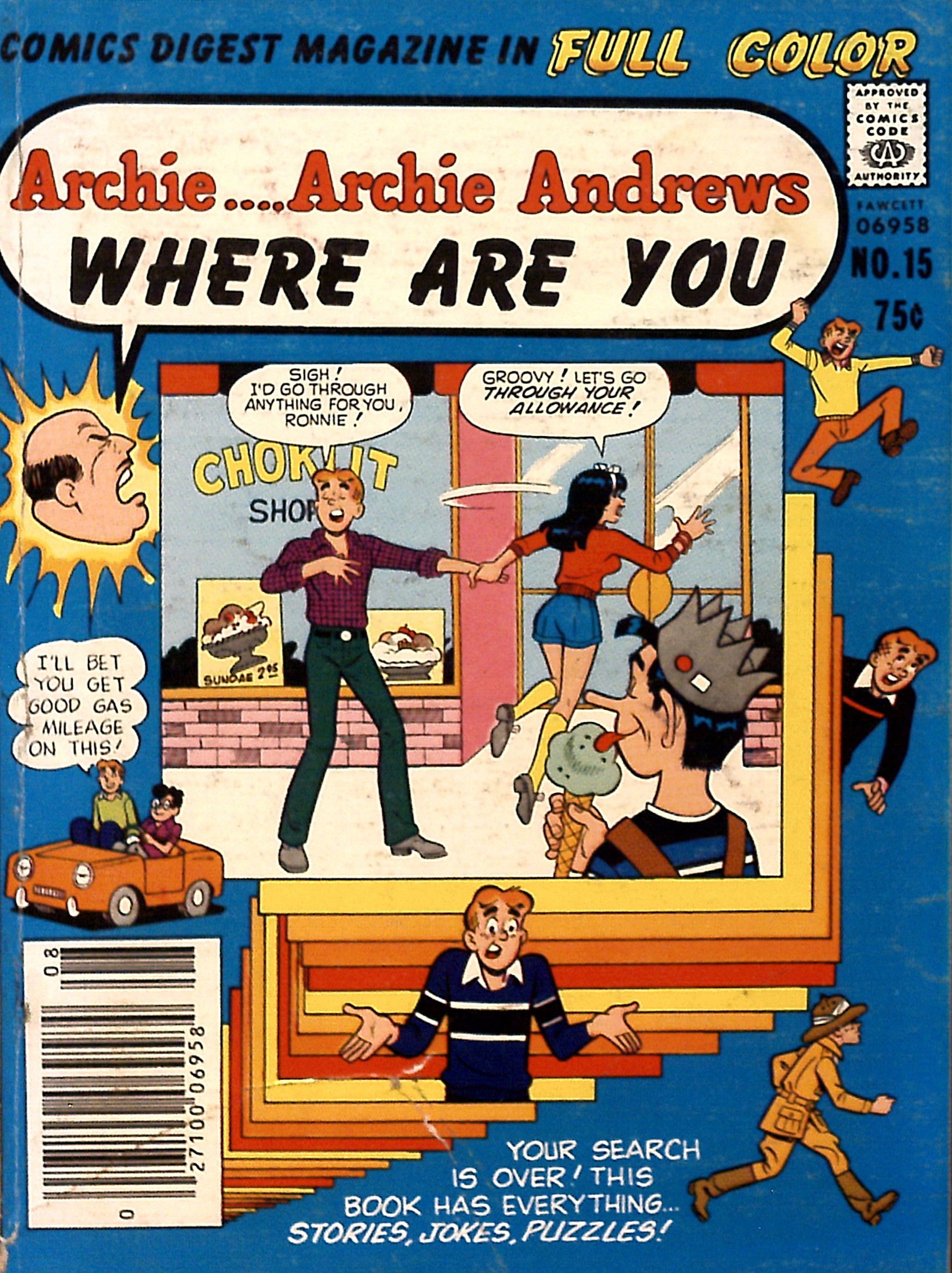 Read online Archie...Archie Andrews, Where Are You? Digest Magazine comic -  Issue #15 - 1