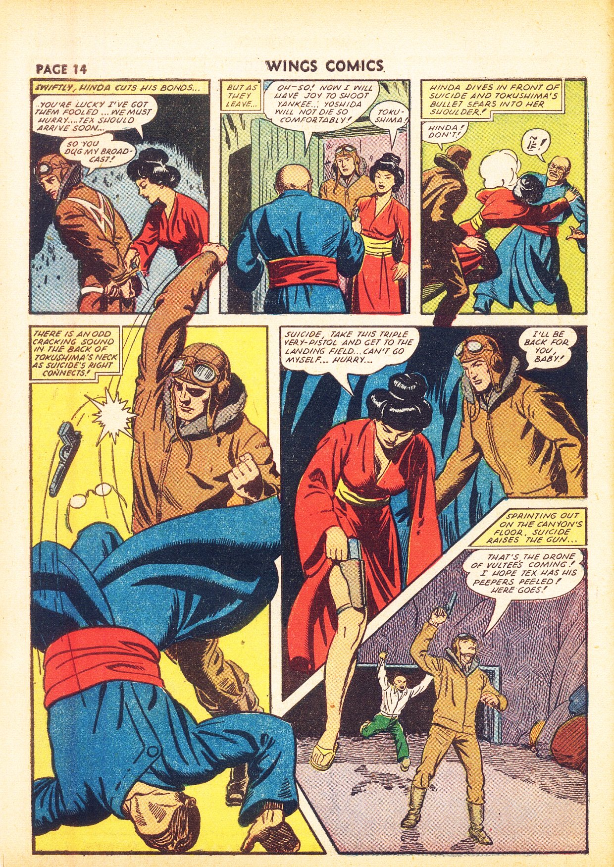 Read online Wings Comics comic -  Issue #24 - 16