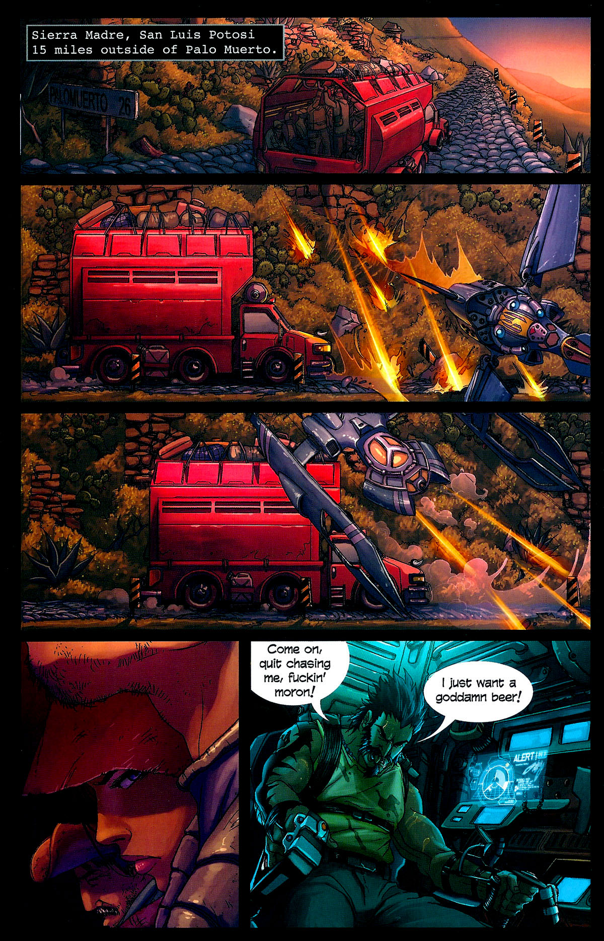 Read online El Arsenal: Unknown Enemy comic -  Issue #1 - 11