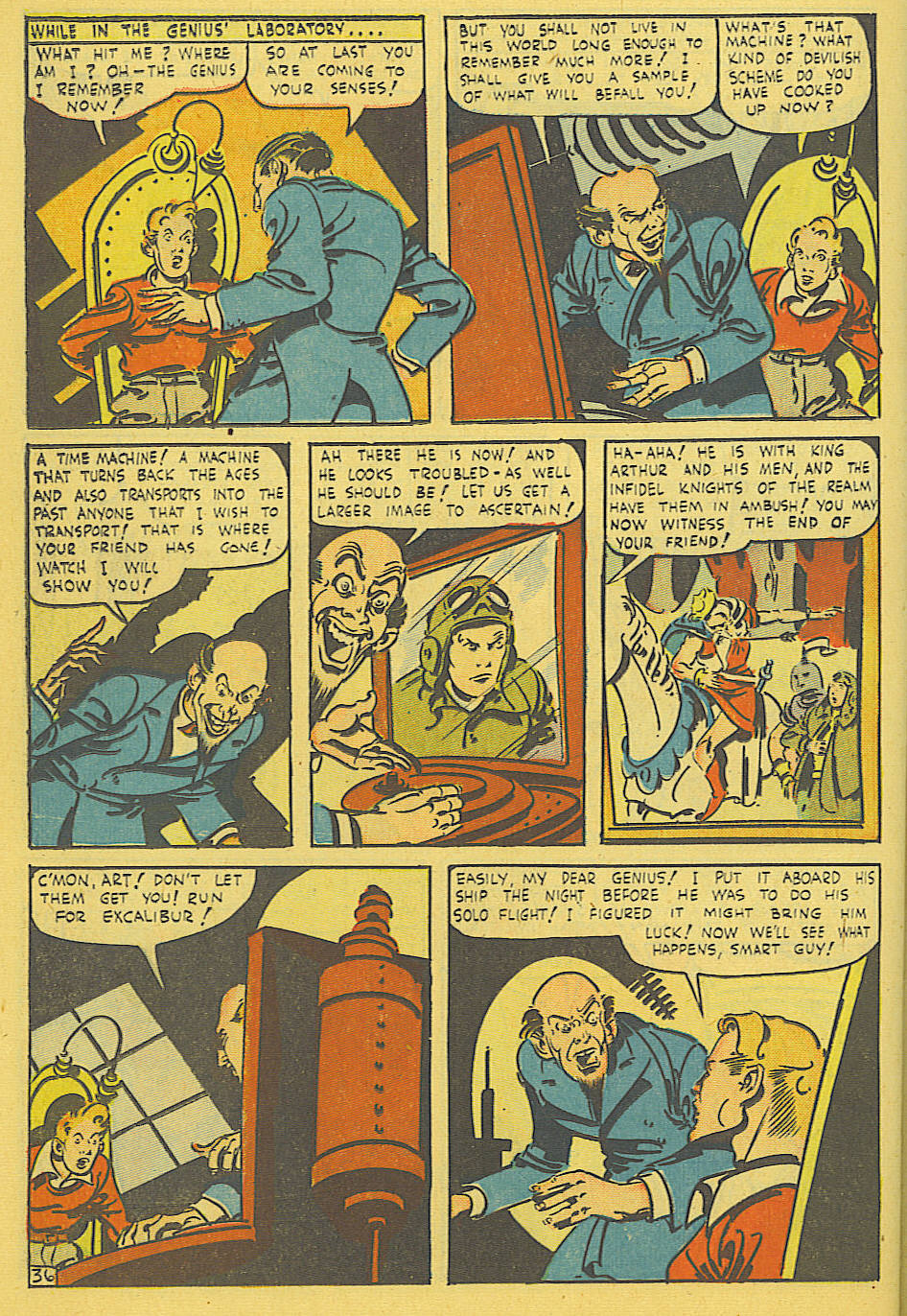 Read online Super-Mystery Comics comic -  Issue #24 - 37