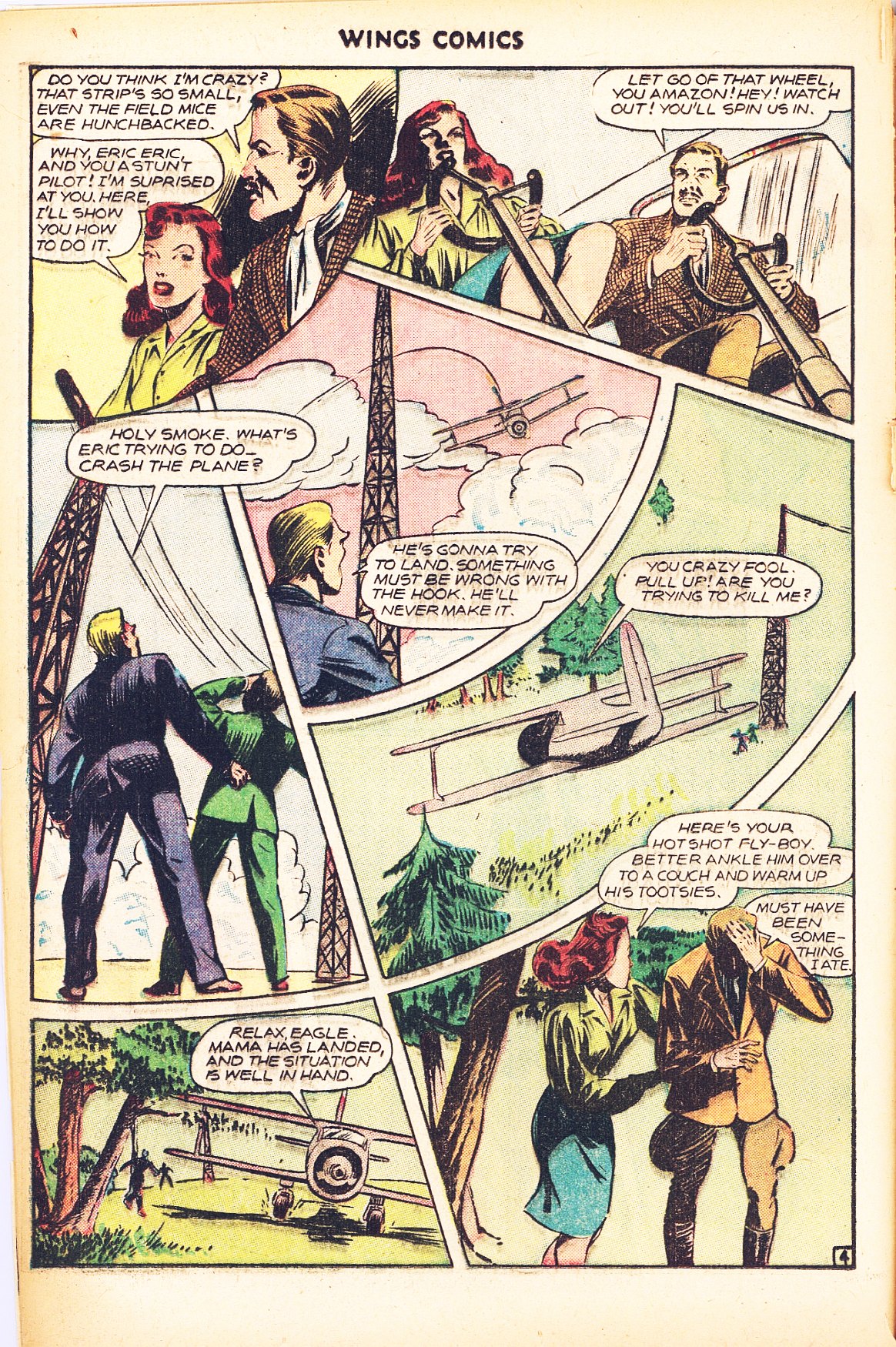 Read online Wings Comics comic -  Issue #74 - 16