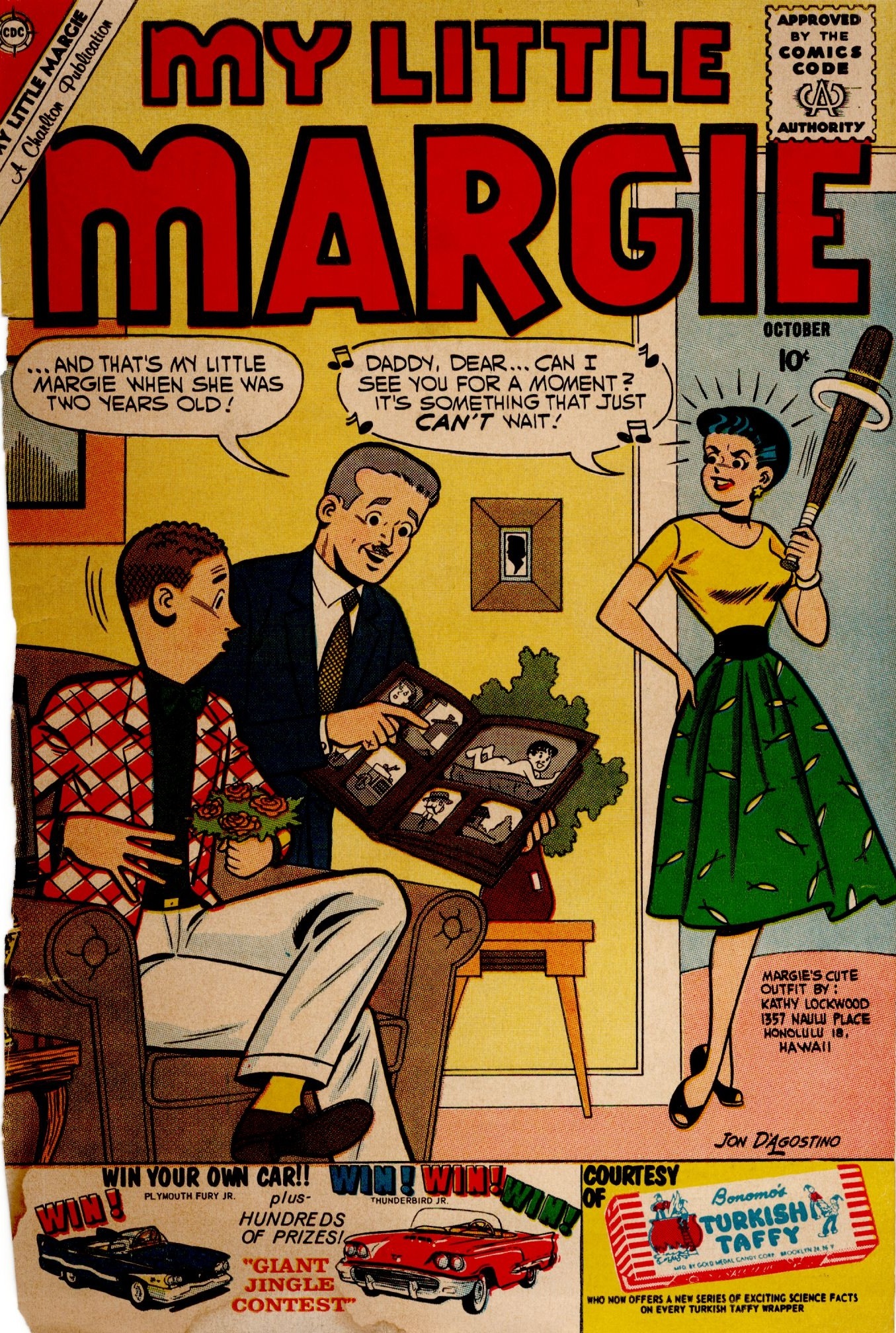 Read online My Little Margie (1954) comic -  Issue #32 - 1