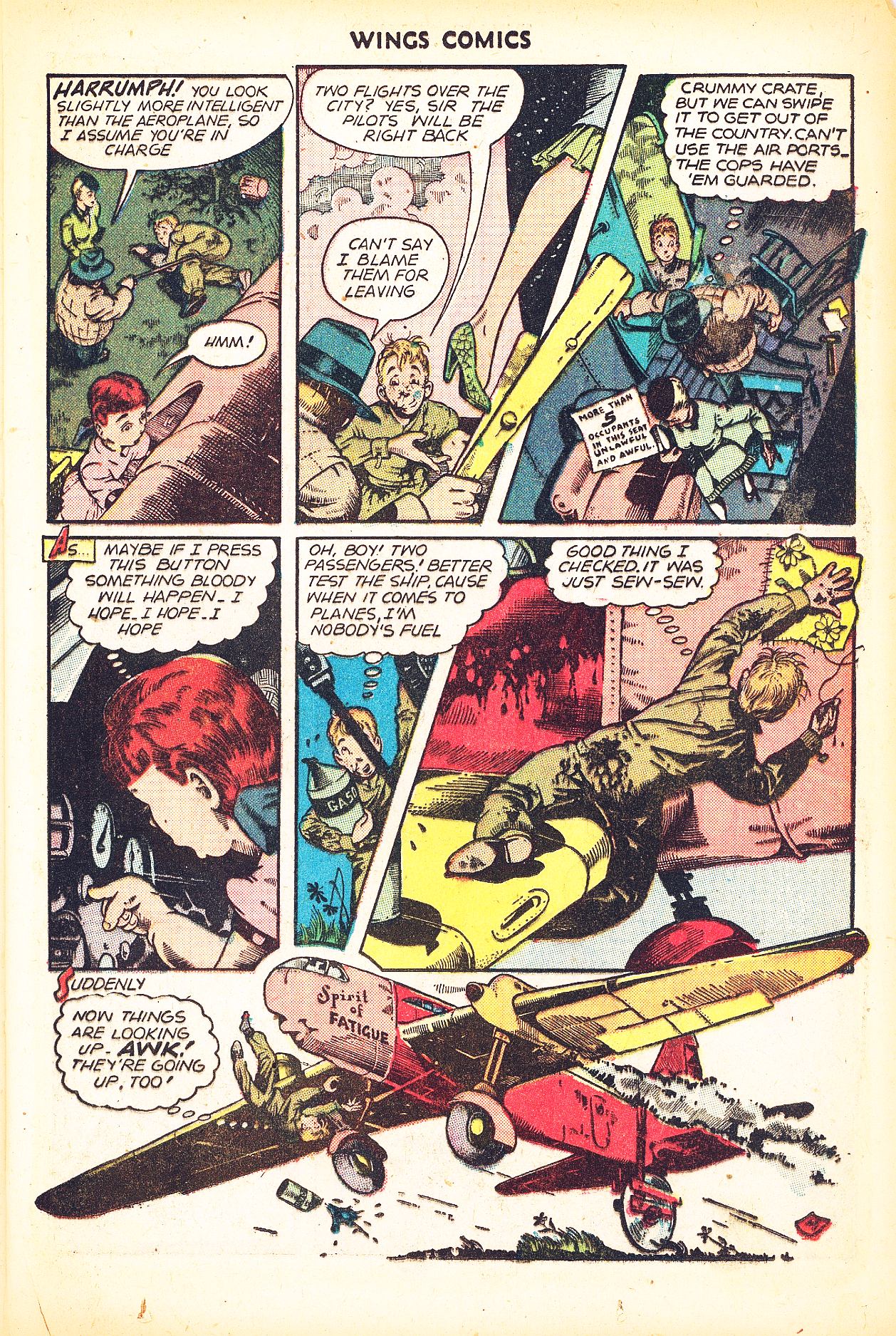Read online Wings Comics comic -  Issue #77 - 21