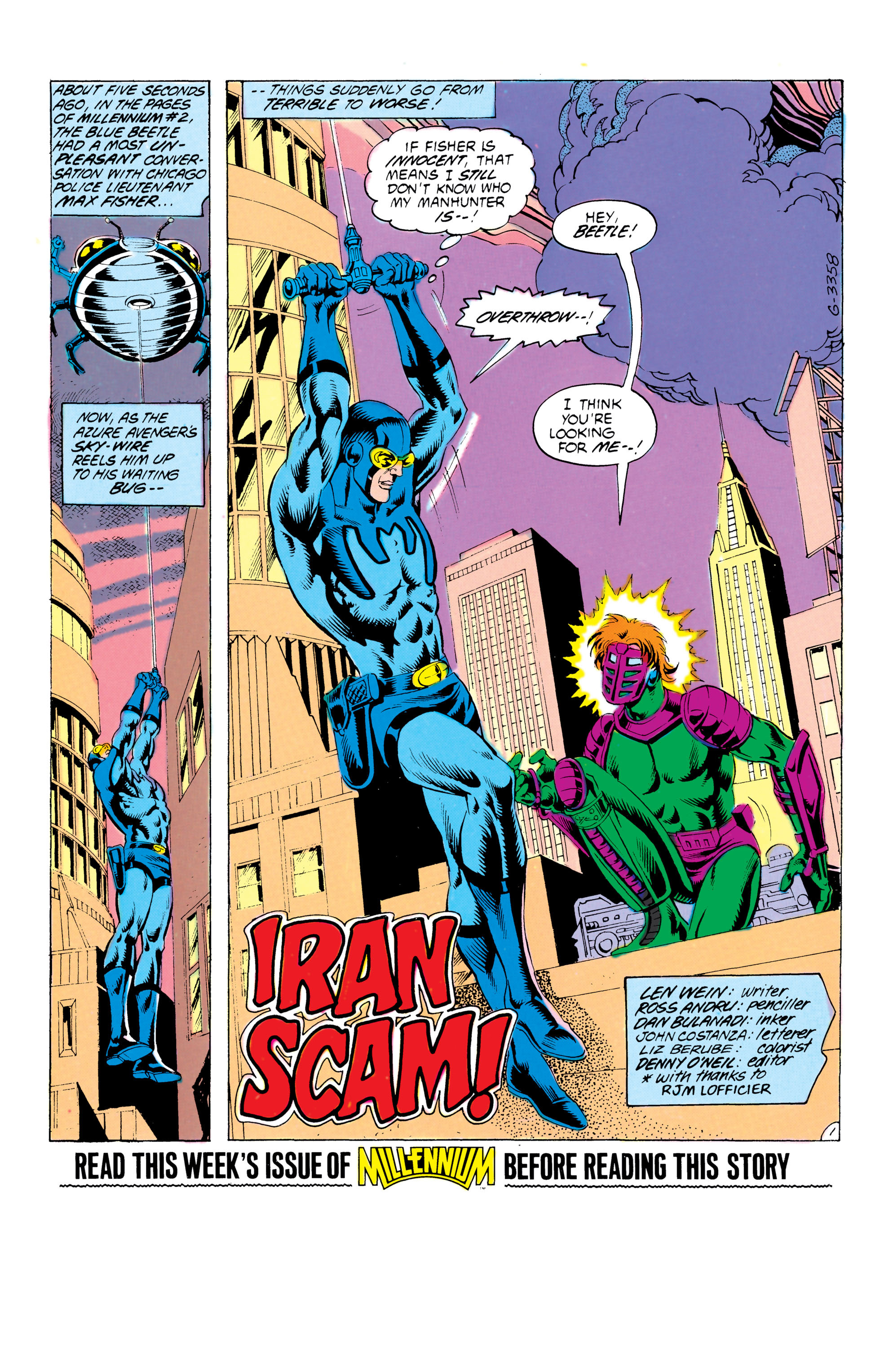 Read online Blue Beetle (1986) comic -  Issue #20 - 2