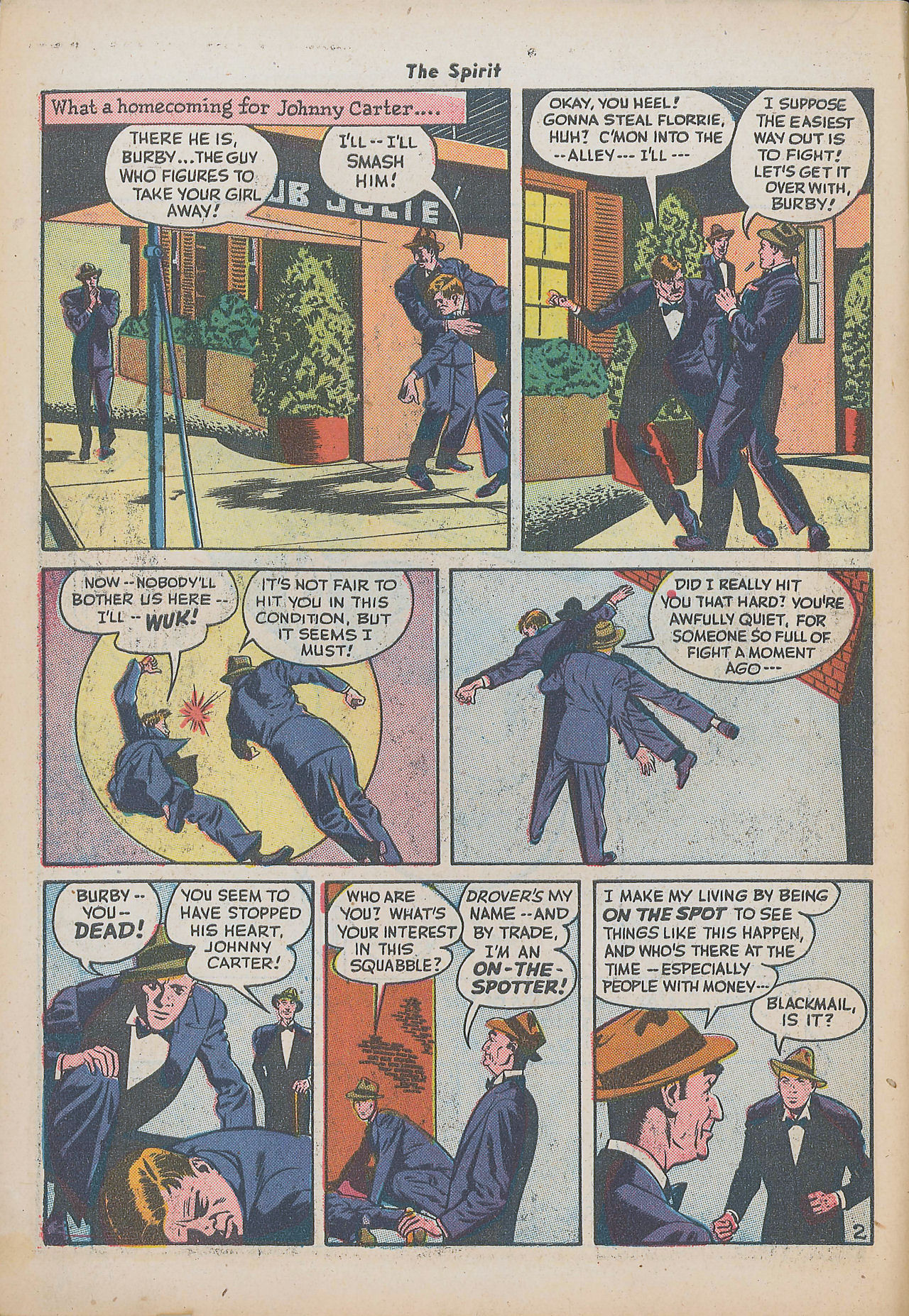 Read online The Spirit (1944) comic -  Issue #9 - 4