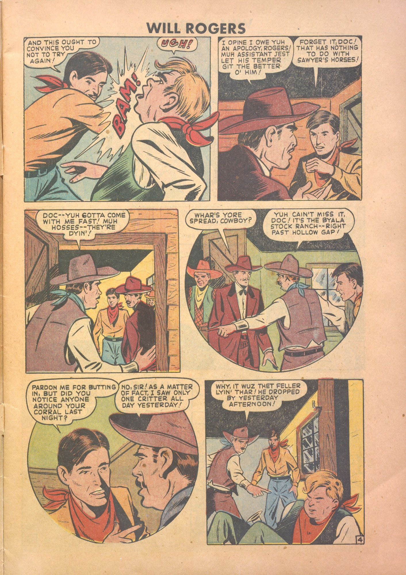 Read online Will Rogers Western comic -  Issue #2 - 5