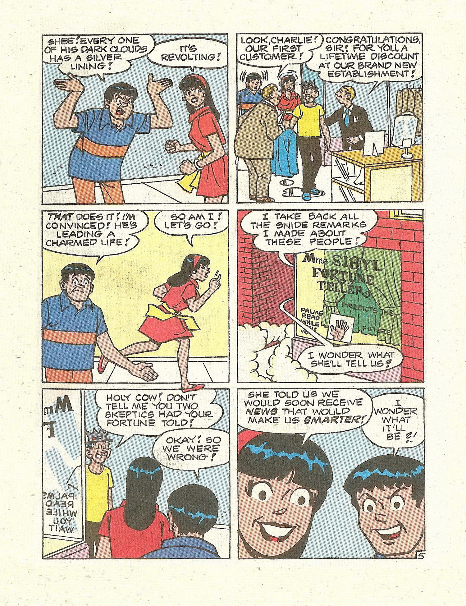 Read online Jughead Jones Comics Digest comic -  Issue #77 - 15