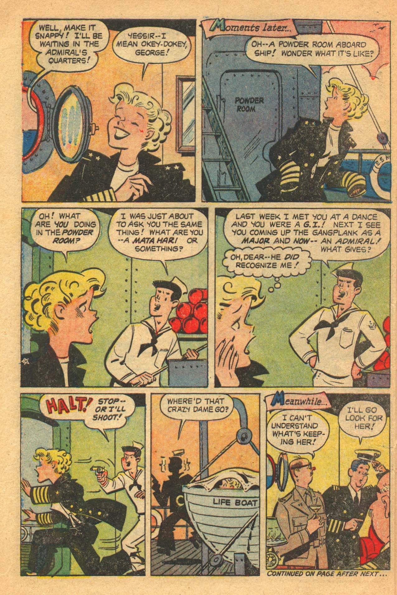 Read online G. I. Jane (1953) comic -  Issue #5 - 7