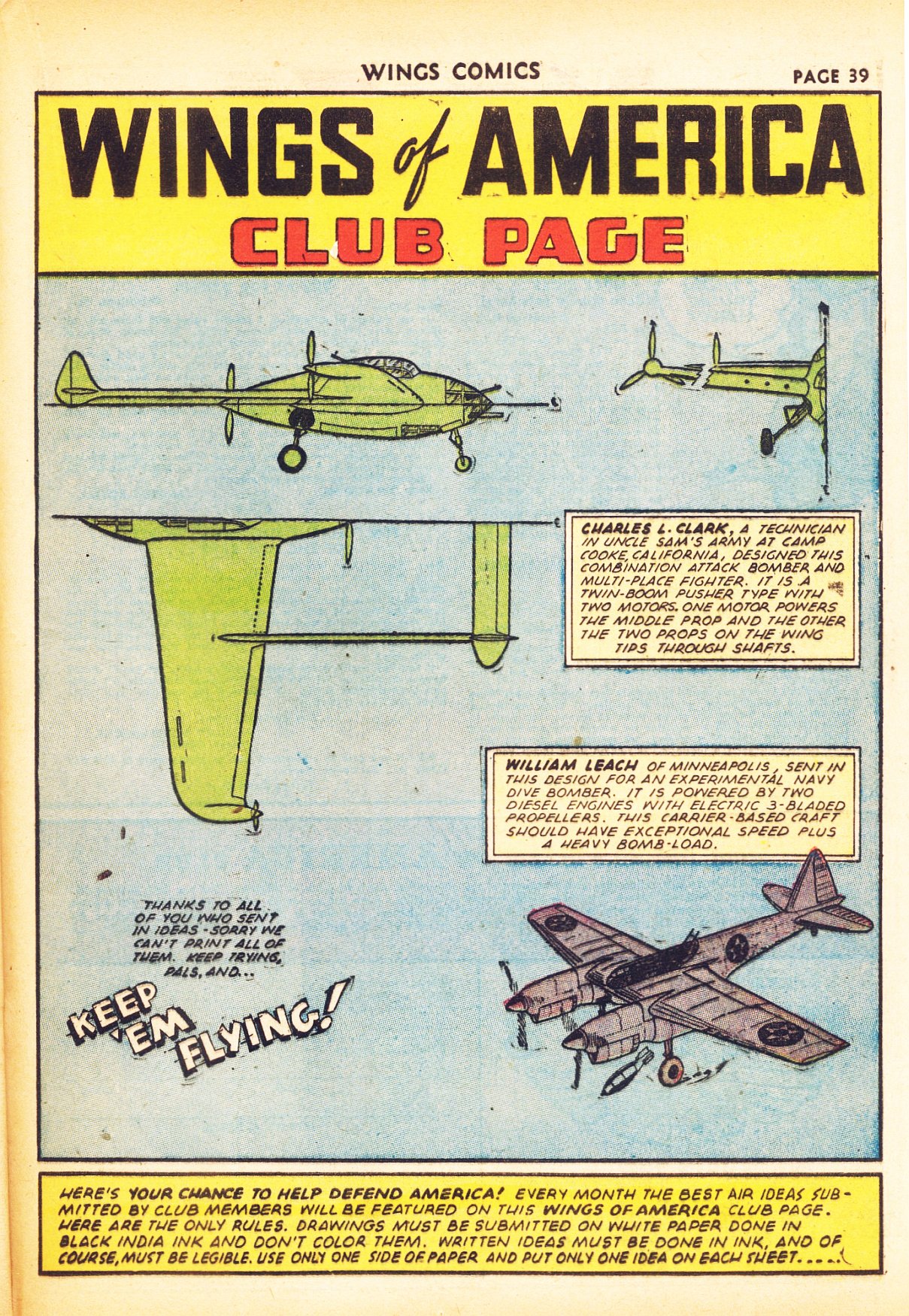 Read online Wings Comics comic -  Issue #24 - 41