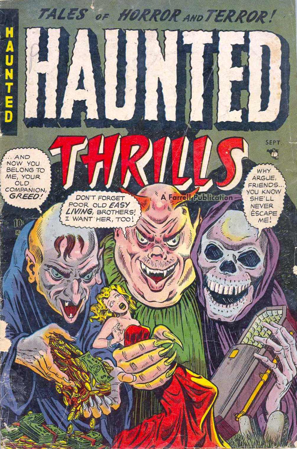 Read online Haunted Thrills comic -  Issue #11 - 1