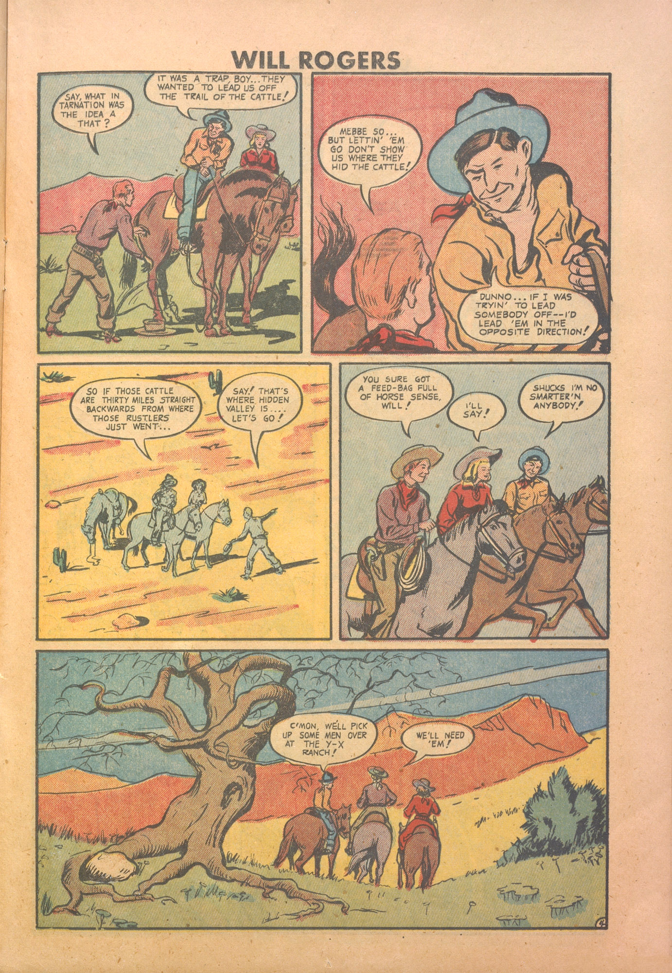 Read online Will Rogers Western comic -  Issue #2 - 17