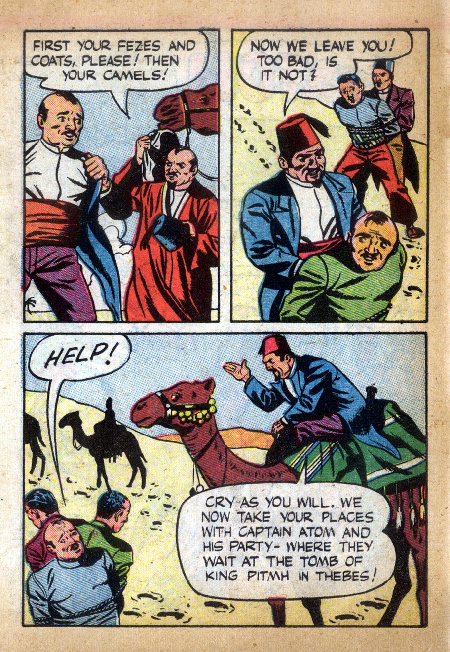 Read online Captain Atom (1950) comic -  Issue #6 - 38