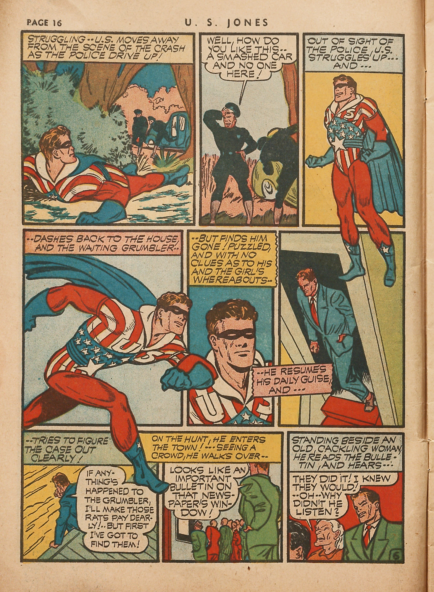 Read online U.S. Jones comic -  Issue #1 - 17