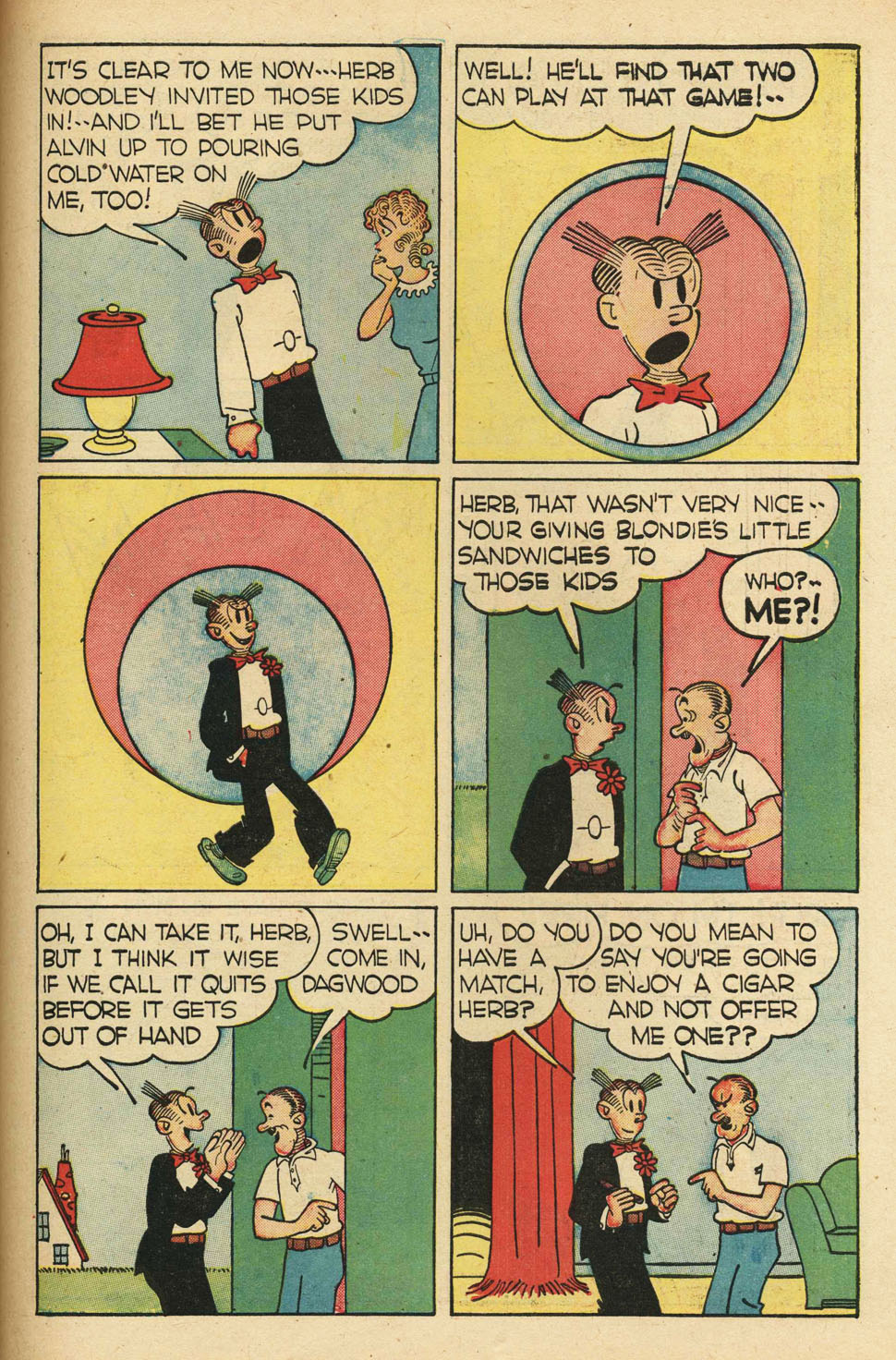 Read online Blondie Comics (1947) comic -  Issue #6 - 26