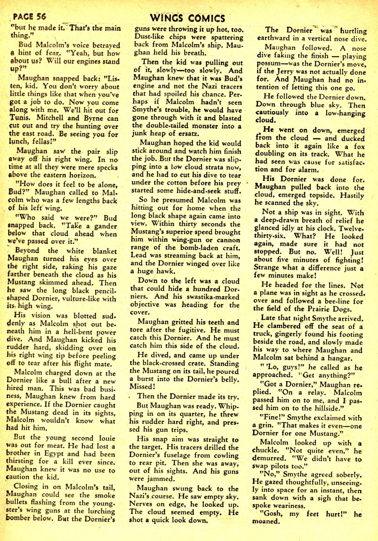 Read online Wings Comics comic -  Issue #32 - 58