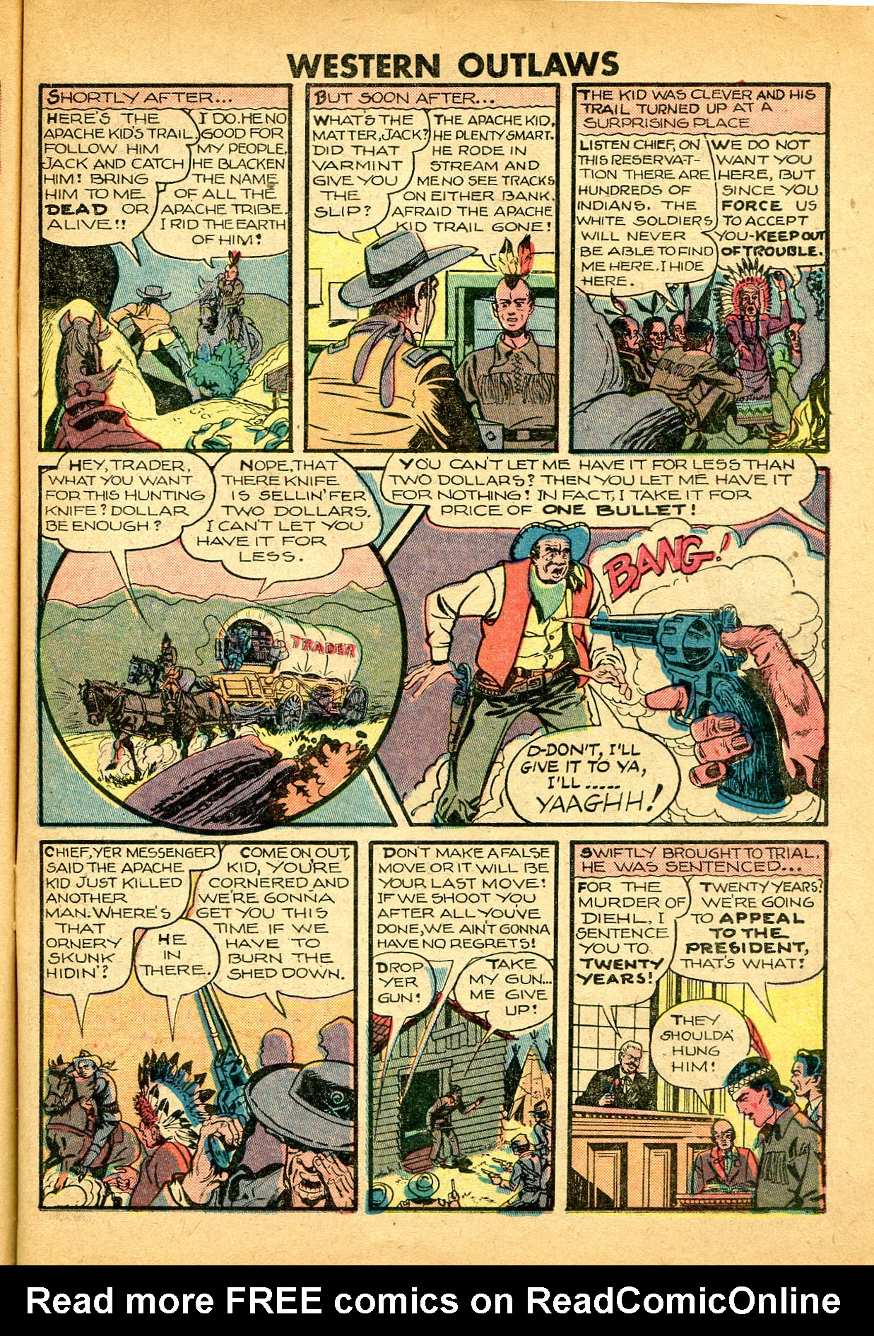 Read online Western Outlaws (1948) comic -  Issue #21 - 15