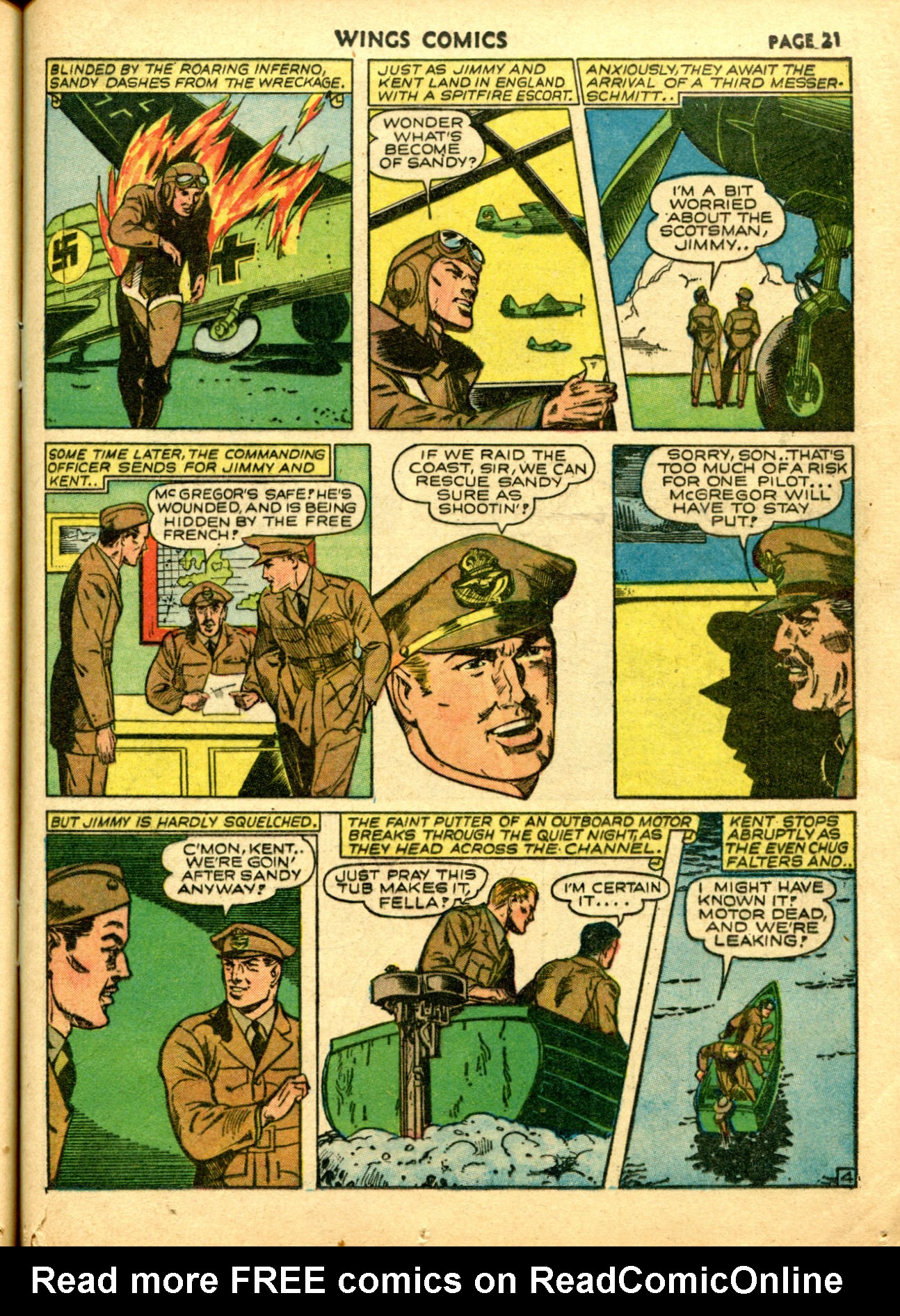 Read online Wings Comics comic -  Issue #19 - 24