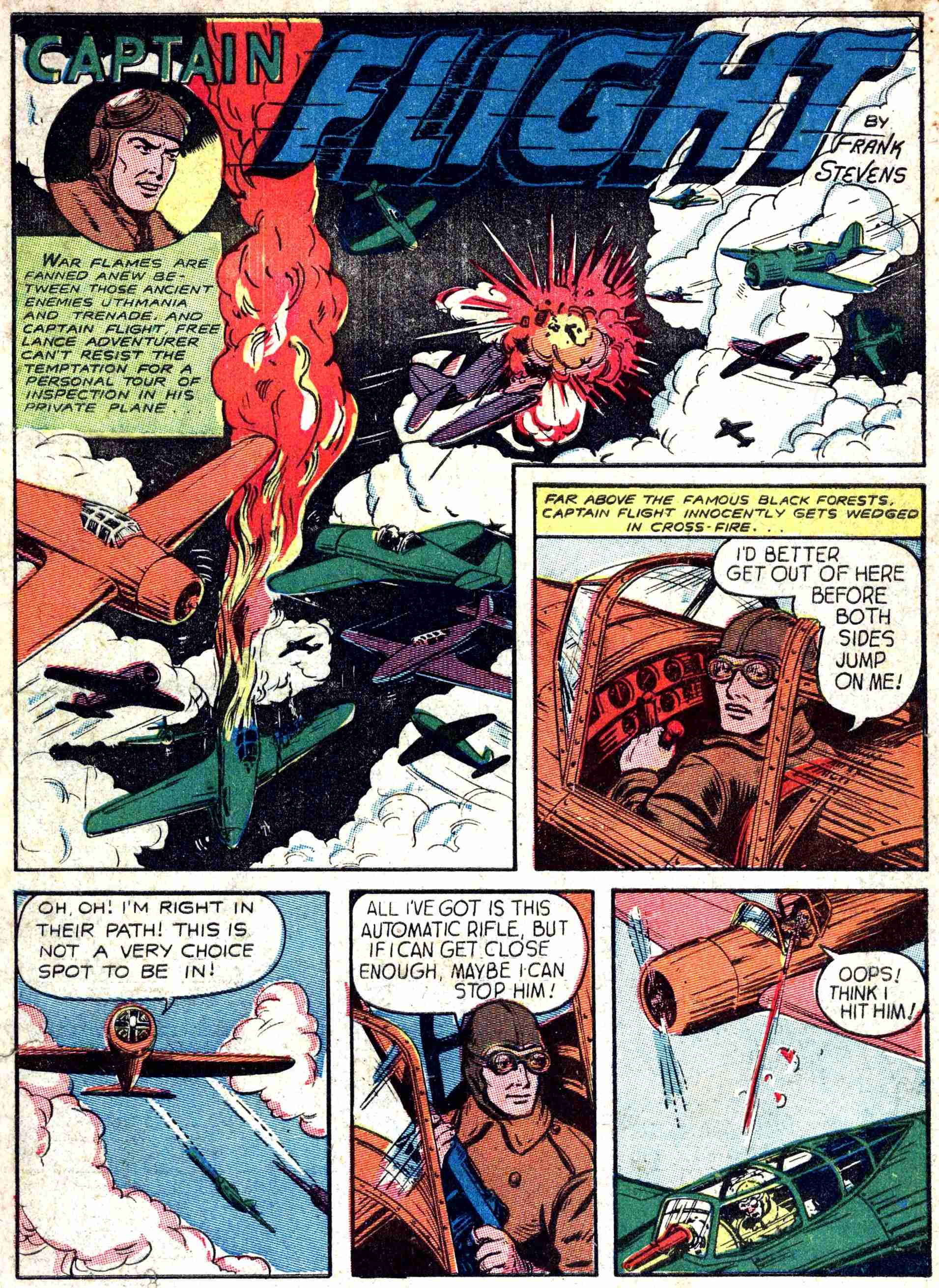 Read online Captain Flight Comics comic -  Issue #5 - 2