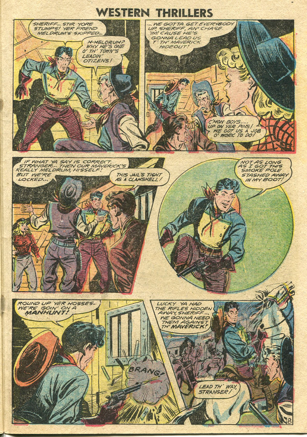 Read online Western Thrillers (1948) comic -  Issue #3 - 31