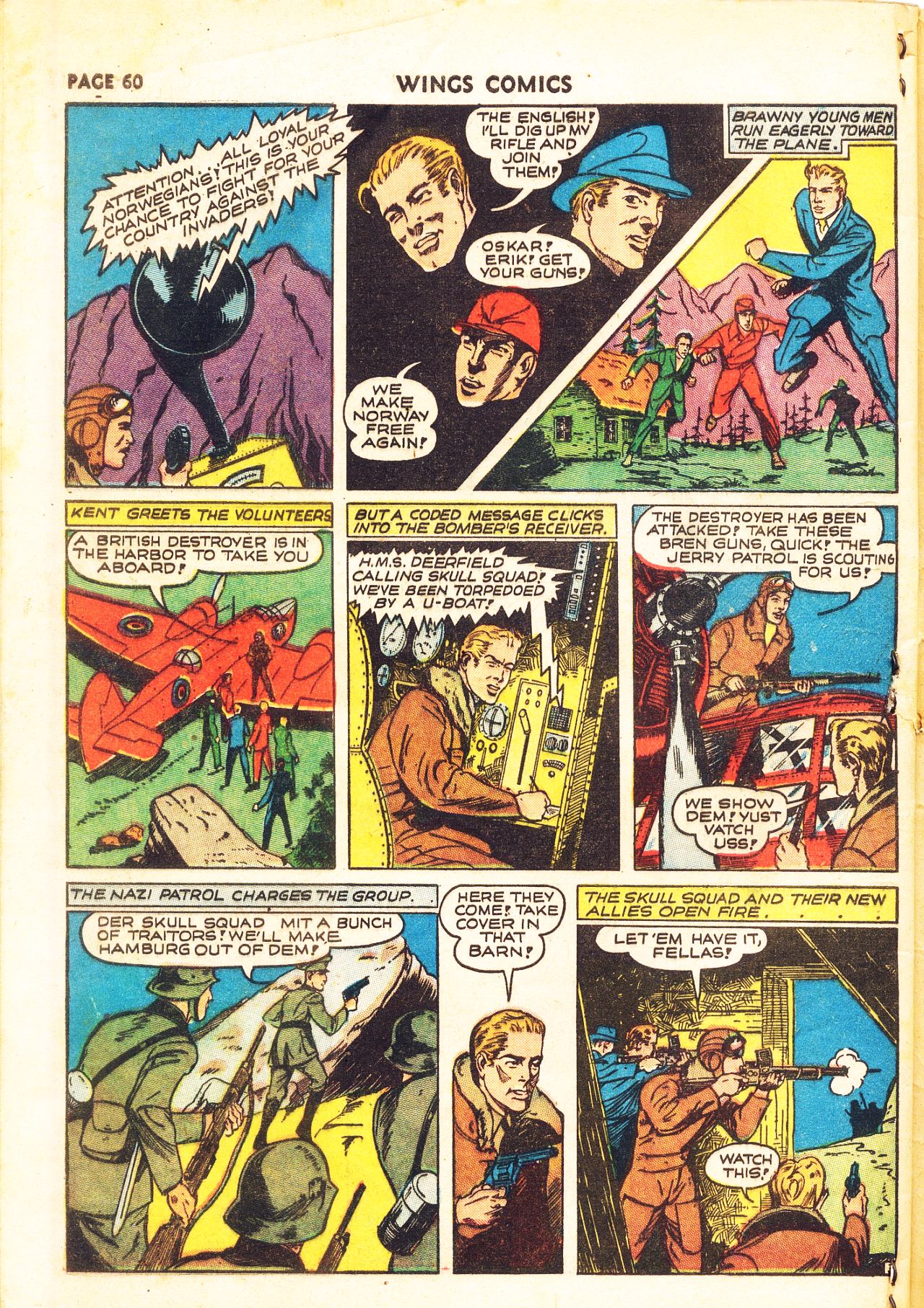 Read online Wings Comics comic -  Issue #11 - 62