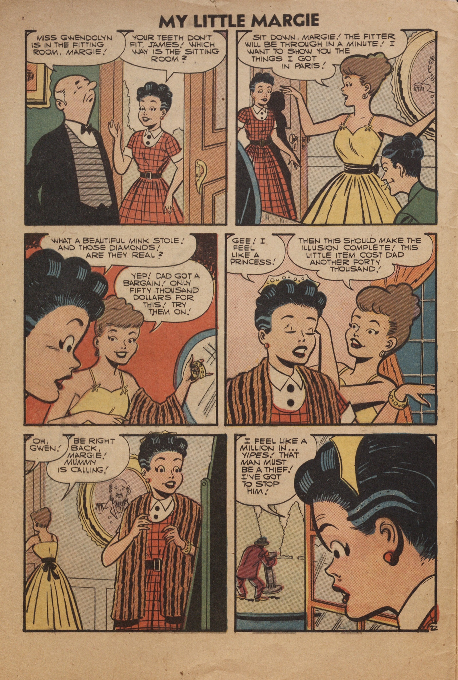 Read online My Little Margie (1954) comic -  Issue #15 - 4