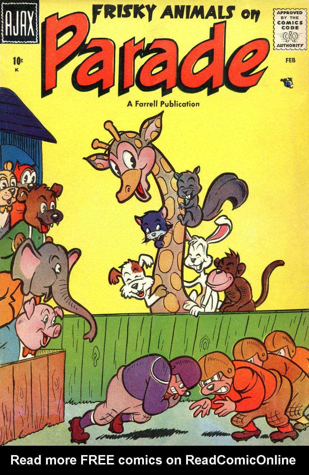Read online Frisky Animals on Parade comic -  Issue #3 - 1