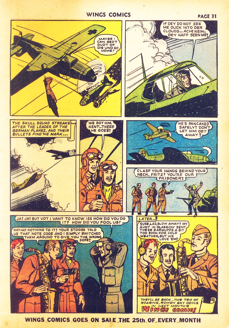 Read online Wings Comics comic -  Issue #28 - 34