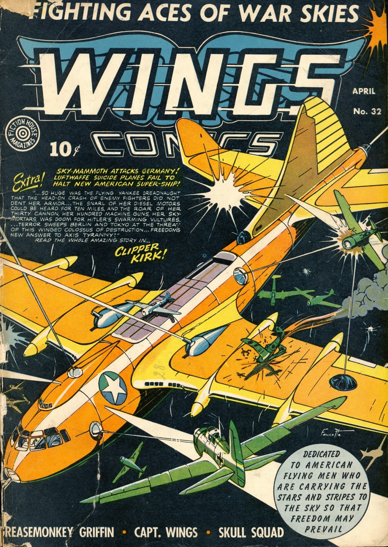 Read online Wings Comics comic -  Issue #32 - 1
