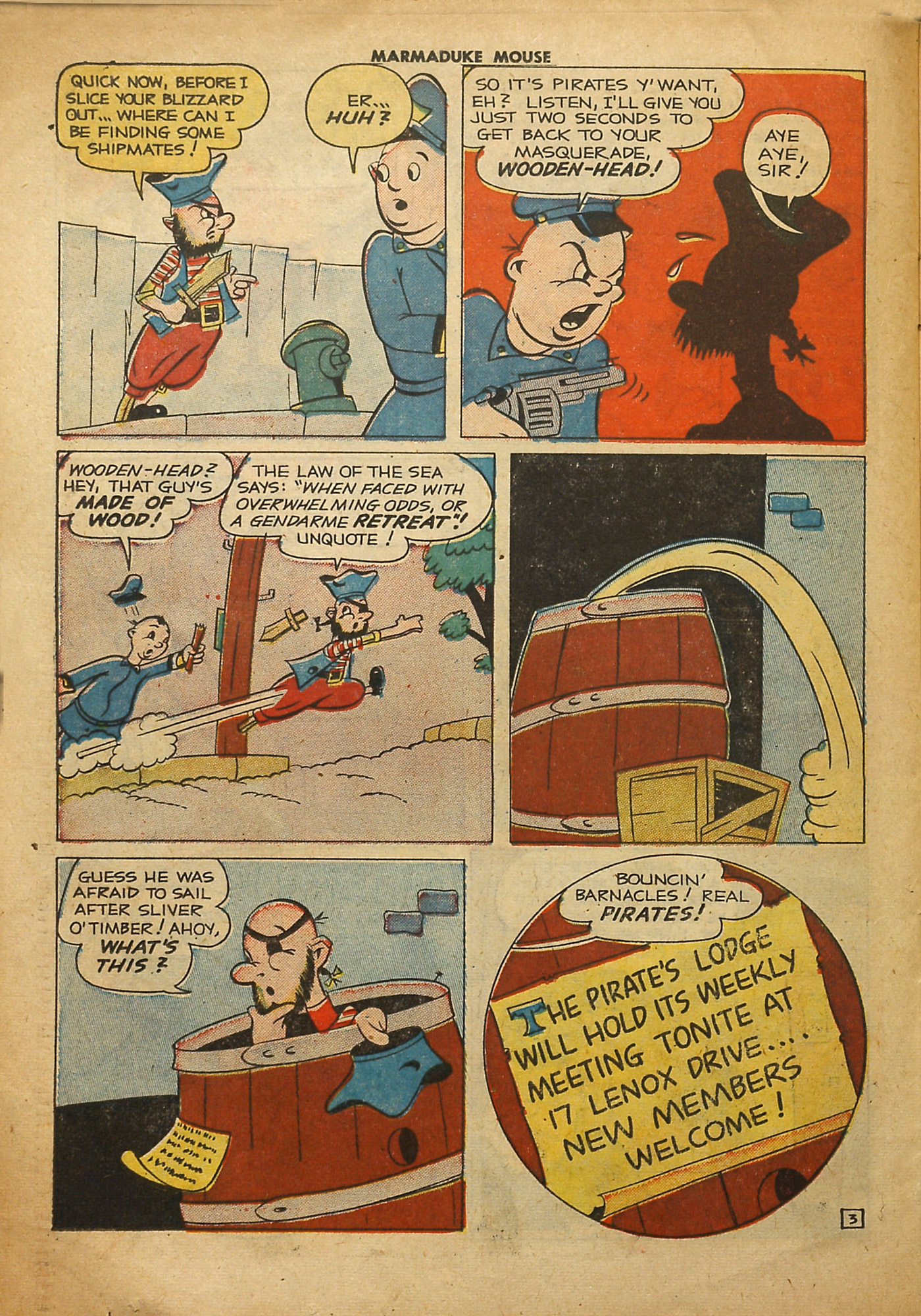 Read online Marmaduke Mouse comic -  Issue #30 - 22