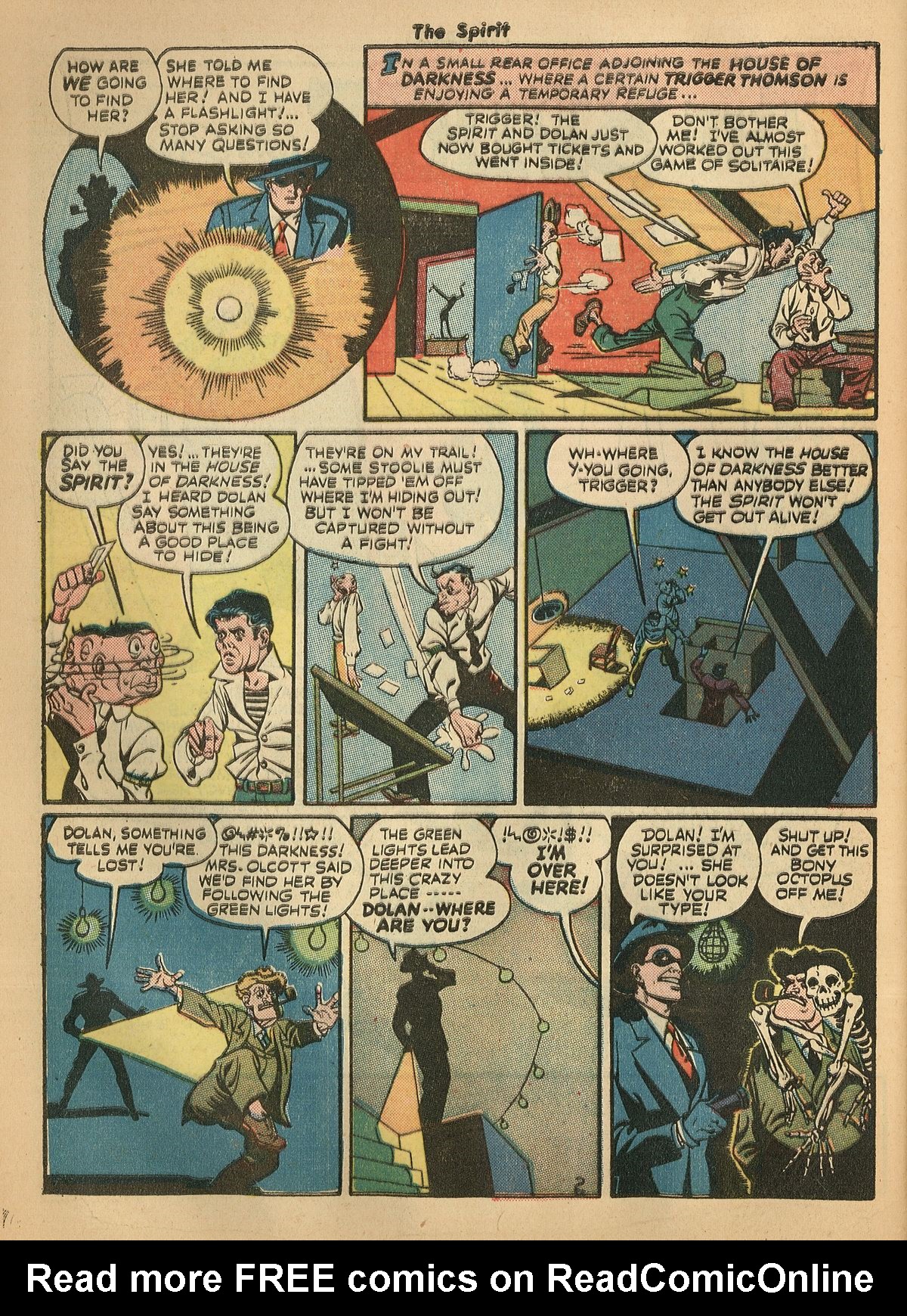 Read online The Spirit (1944) comic -  Issue #4 - 44