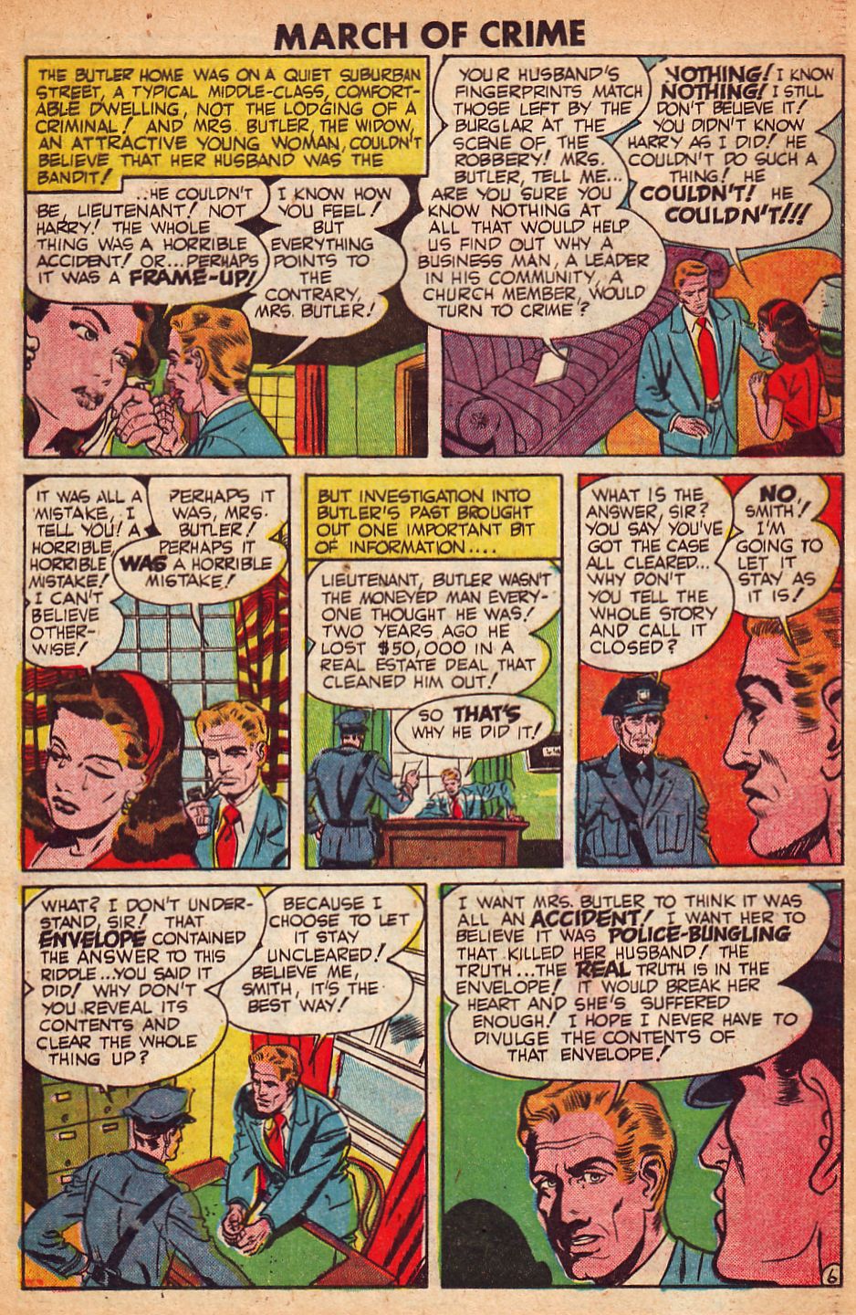 Read online March of Crime comic -  Issue #2 - 16