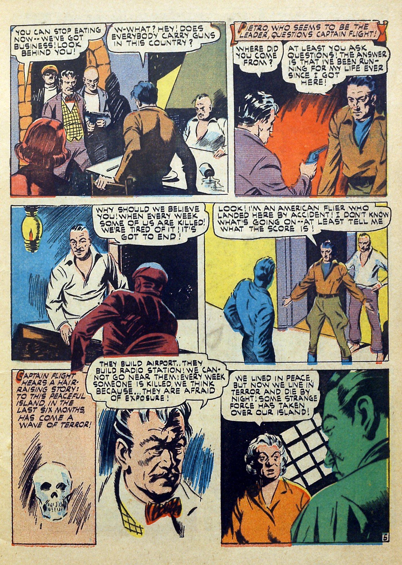 Read online Captain Flight Comics comic -  Issue #9 - 6