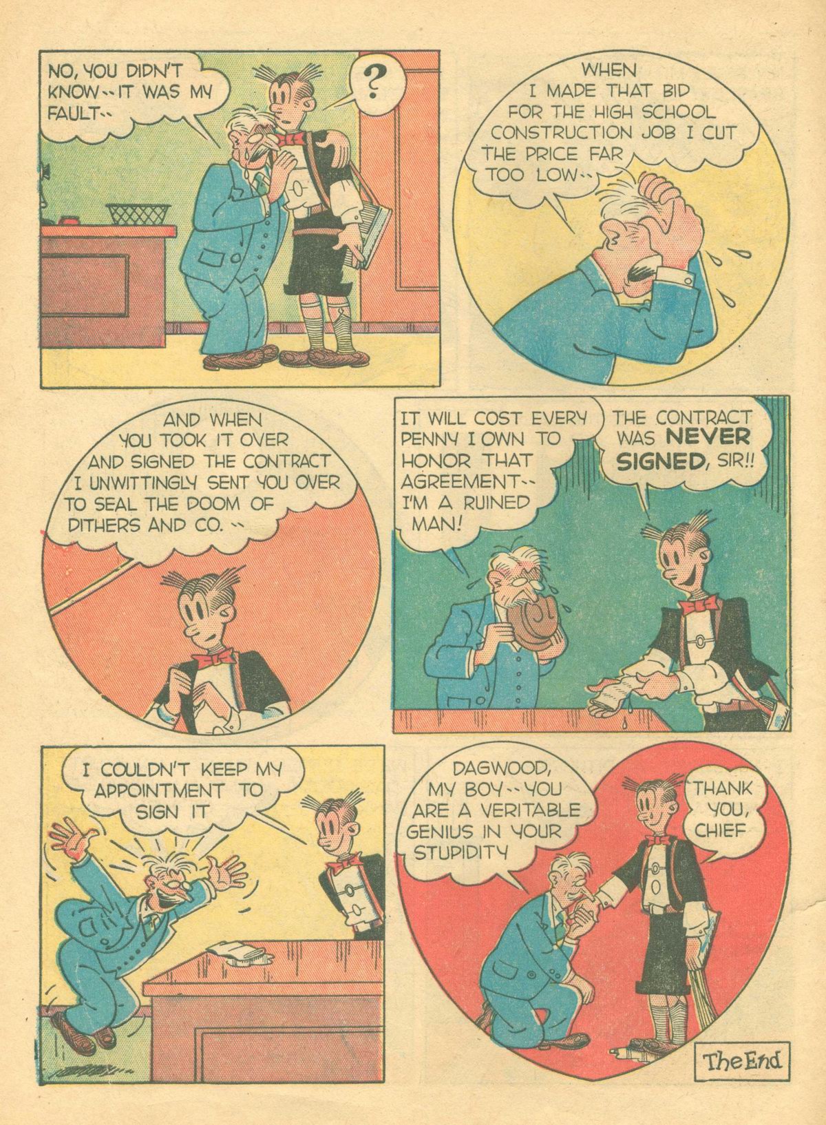 Read online Blondie Comics (1947) comic -  Issue #2 - 34
