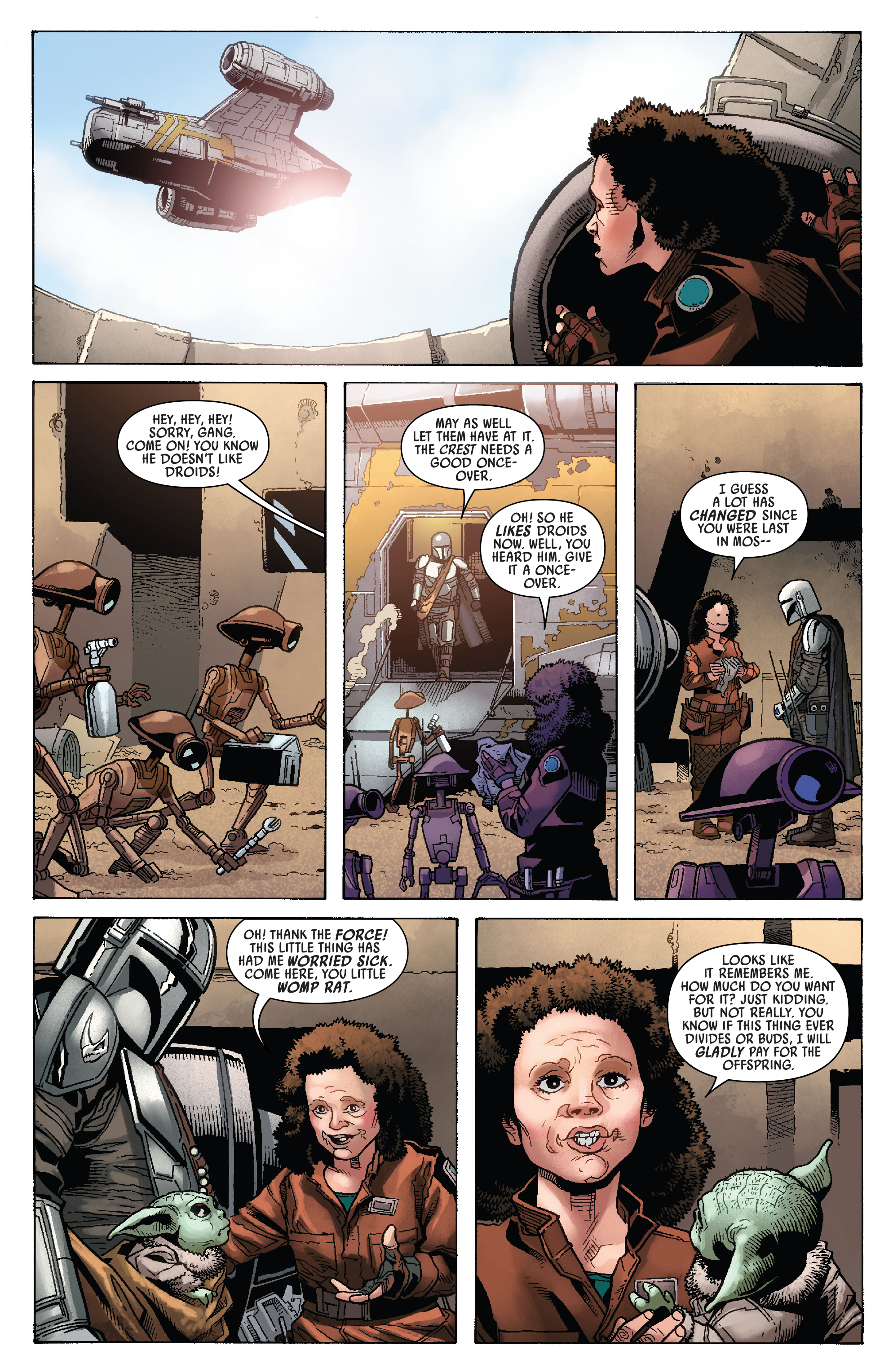 Read online Star Wars: The Mandalorian Season 2 comic -  Issue #1 - 10