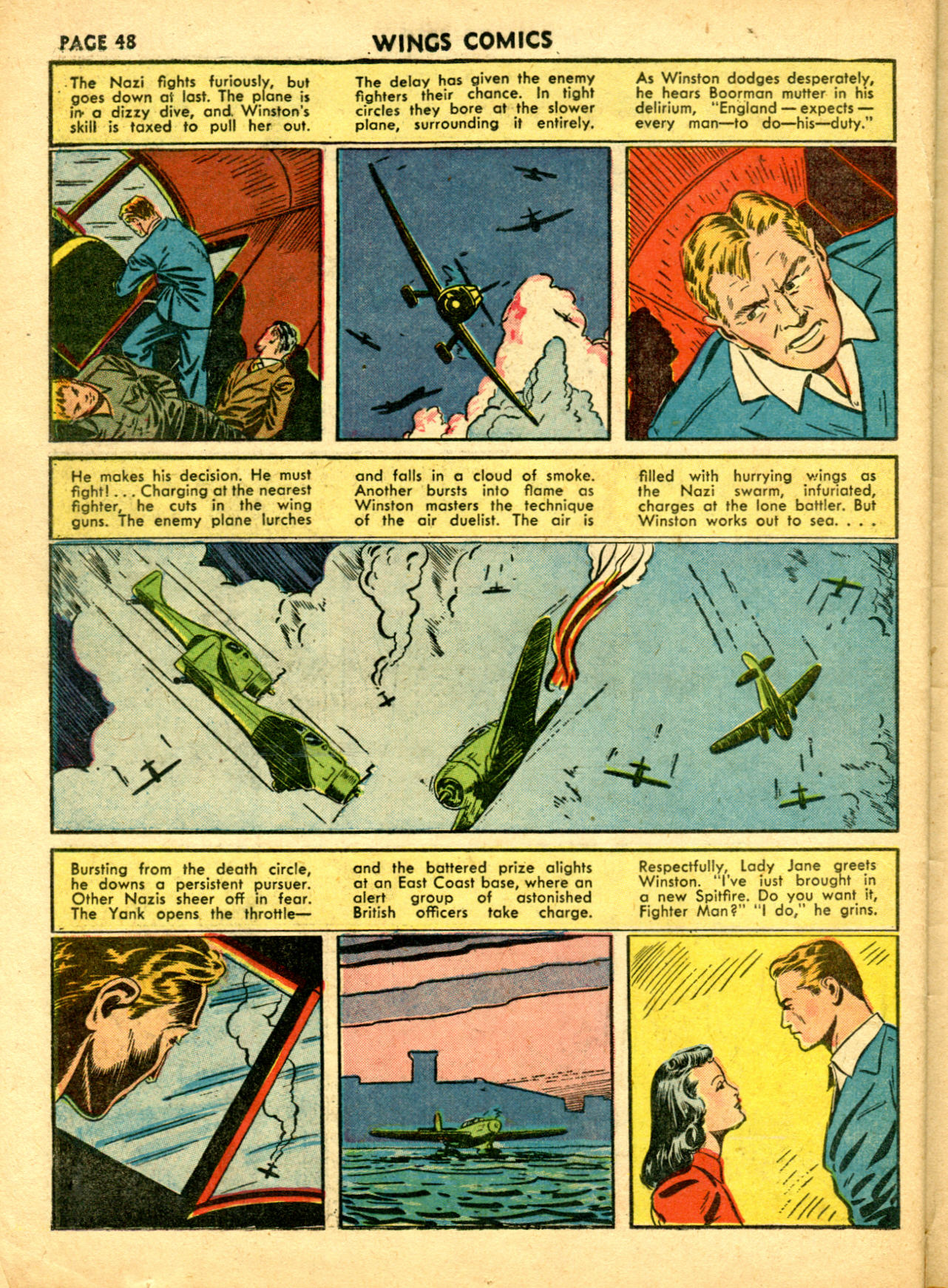 Read online Wings Comics comic -  Issue #19 - 51