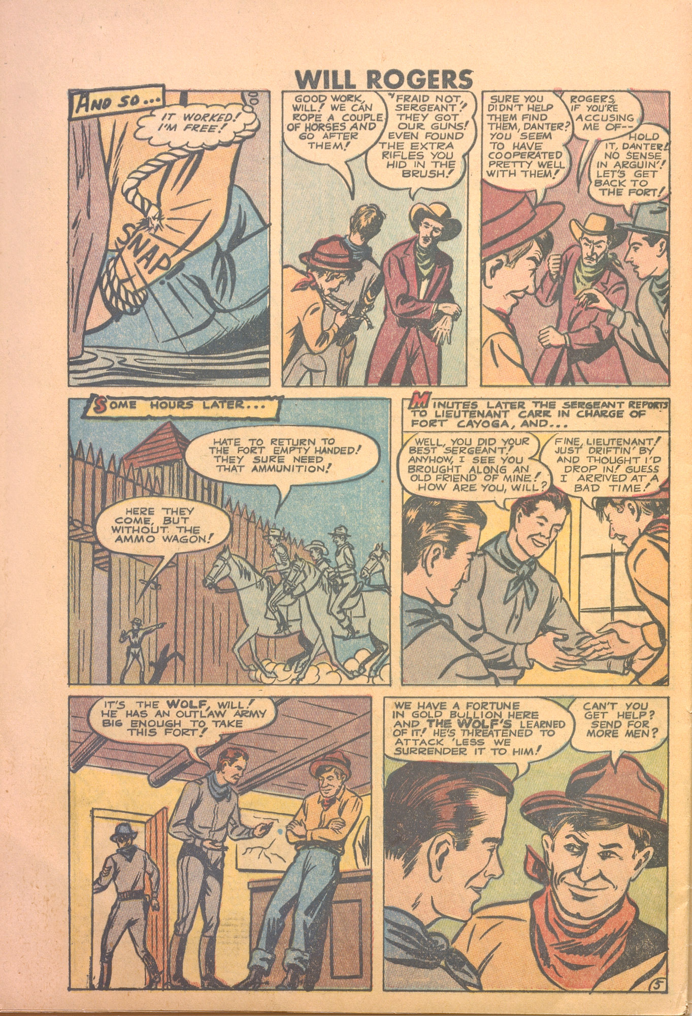 Read online Will Rogers Western comic -  Issue #5 - 28