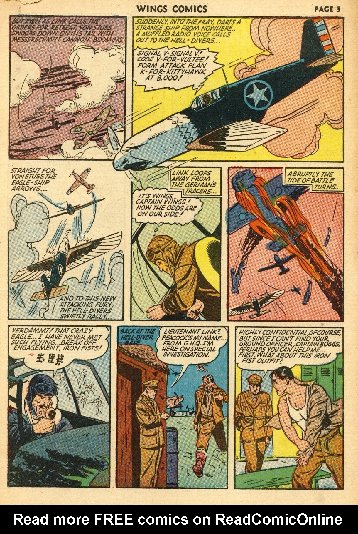 Read online Wings Comics comic -  Issue #32 - 5