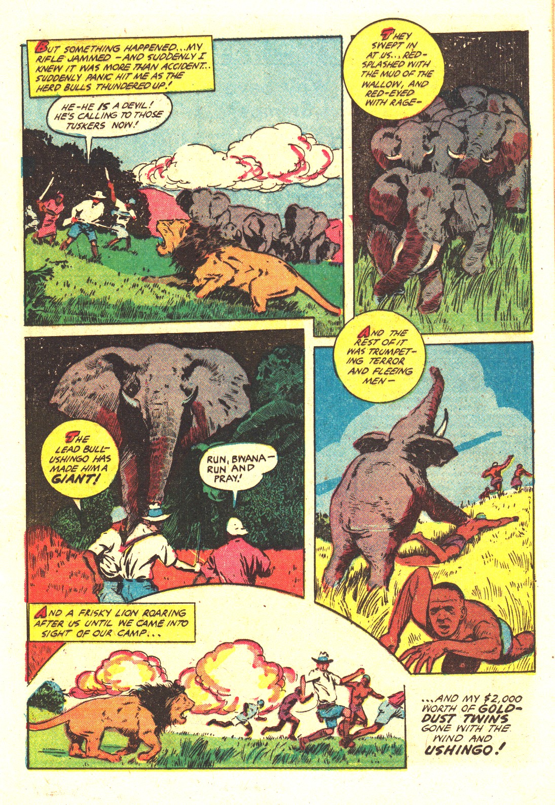 Read online Wambi Jungle Boy comic -  Issue #16 - 17