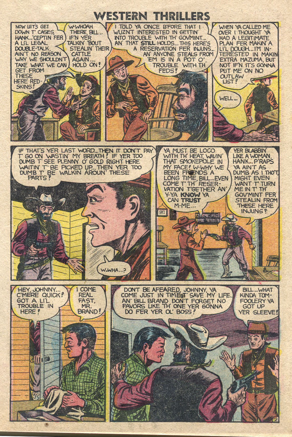 Read online Western Thrillers (1948) comic -  Issue #3 - 3
