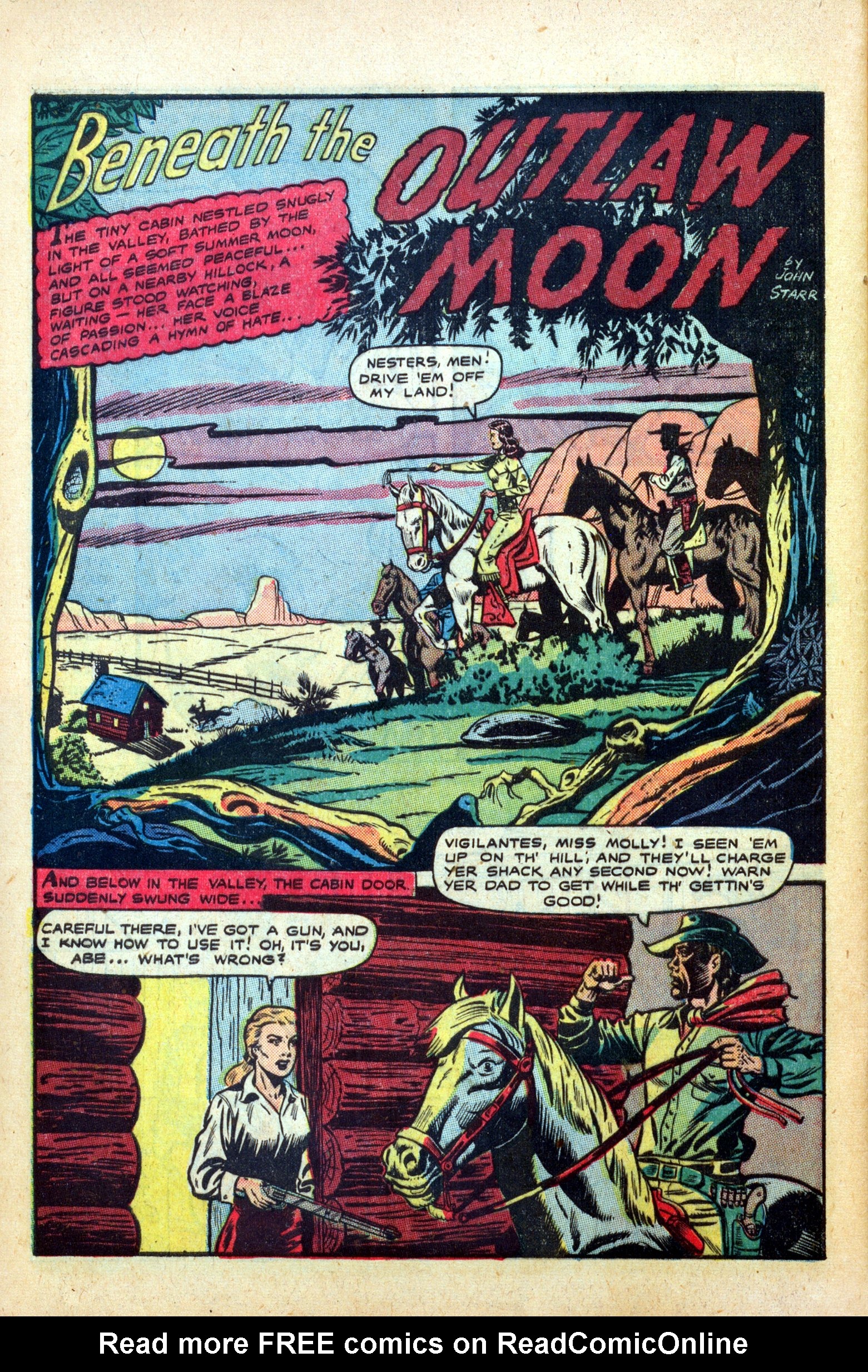 Read online Cowgirl Romances (1950) comic -  Issue #1 - 40