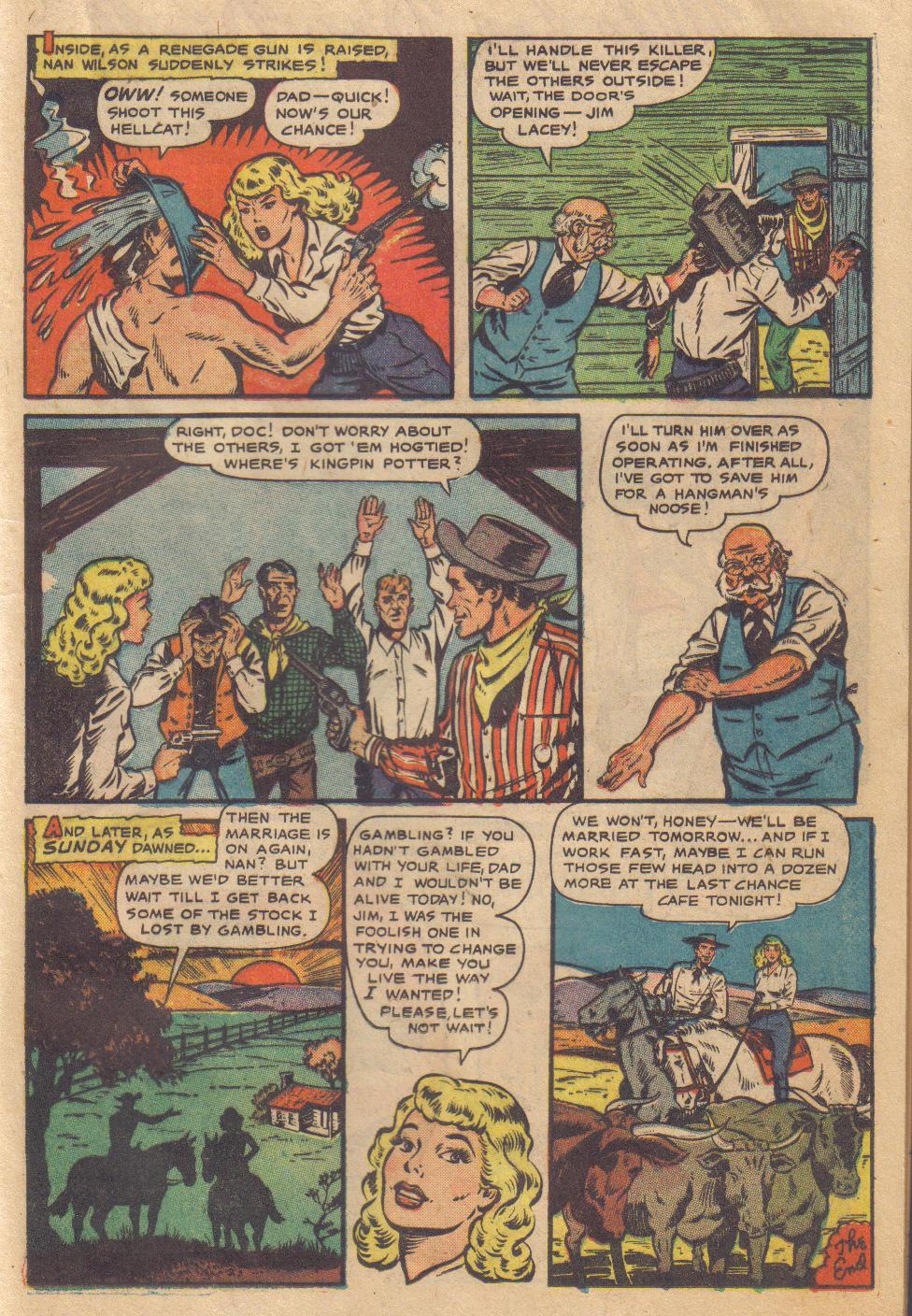 Read online Cowgirl Romances (1950) comic -  Issue #6 - 25